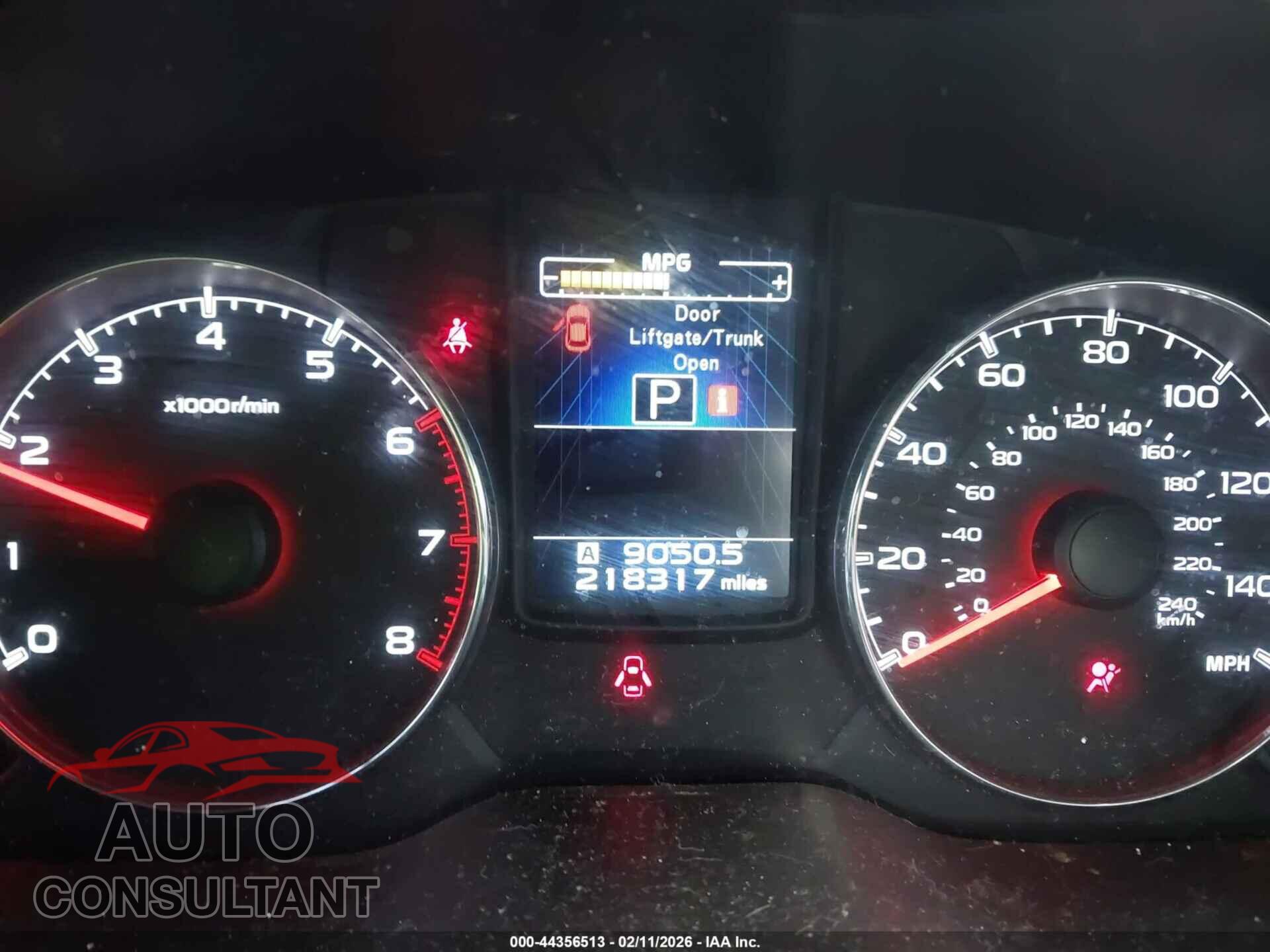 SUBARU OUTBACK 2014 - 4S4BRBLC4E3239214