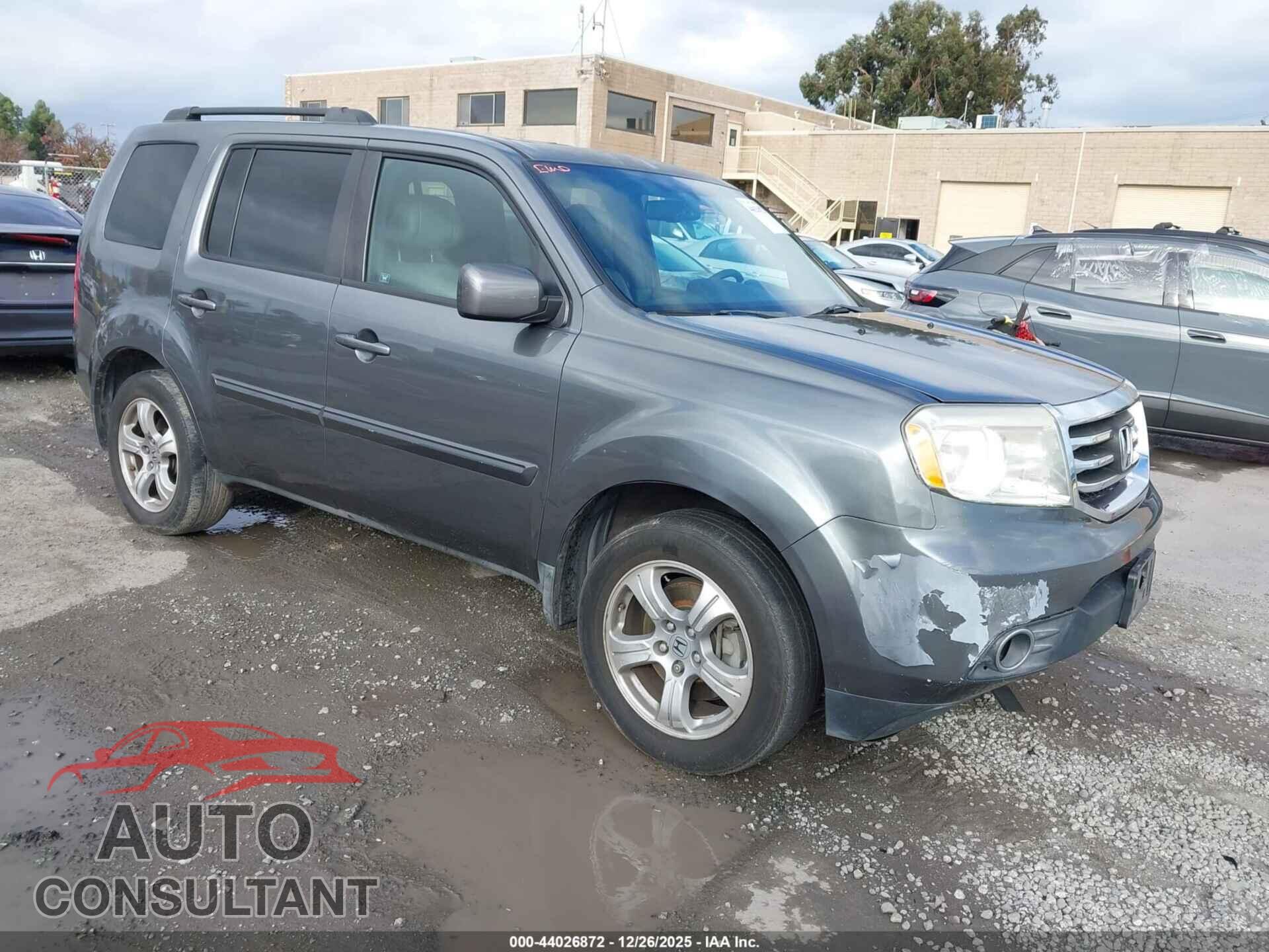 HONDA PILOT 2012 - 5FNYF3H53CB019229