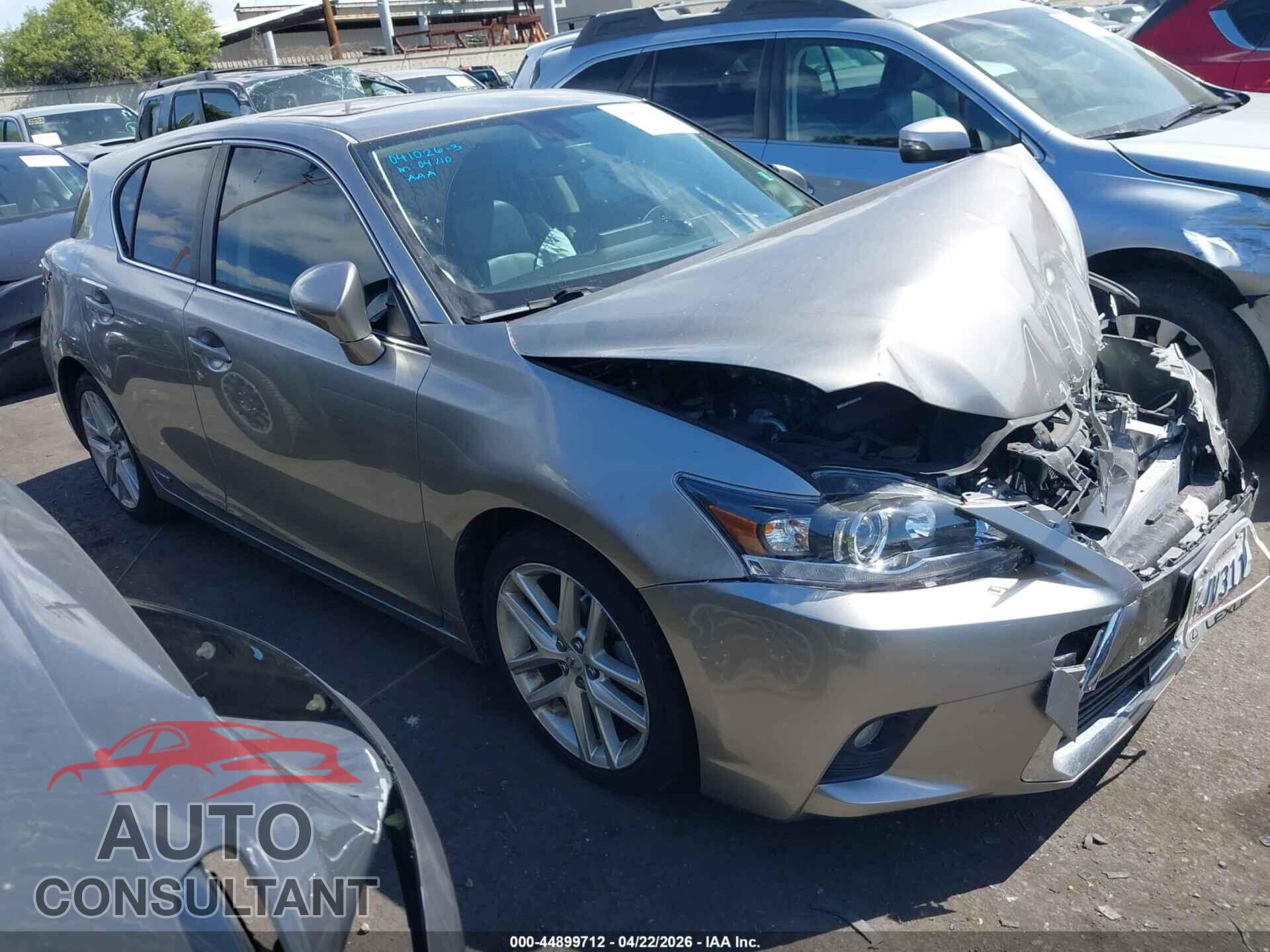 LEXUS CT 2017 - JTHKD5BH2H2285540
