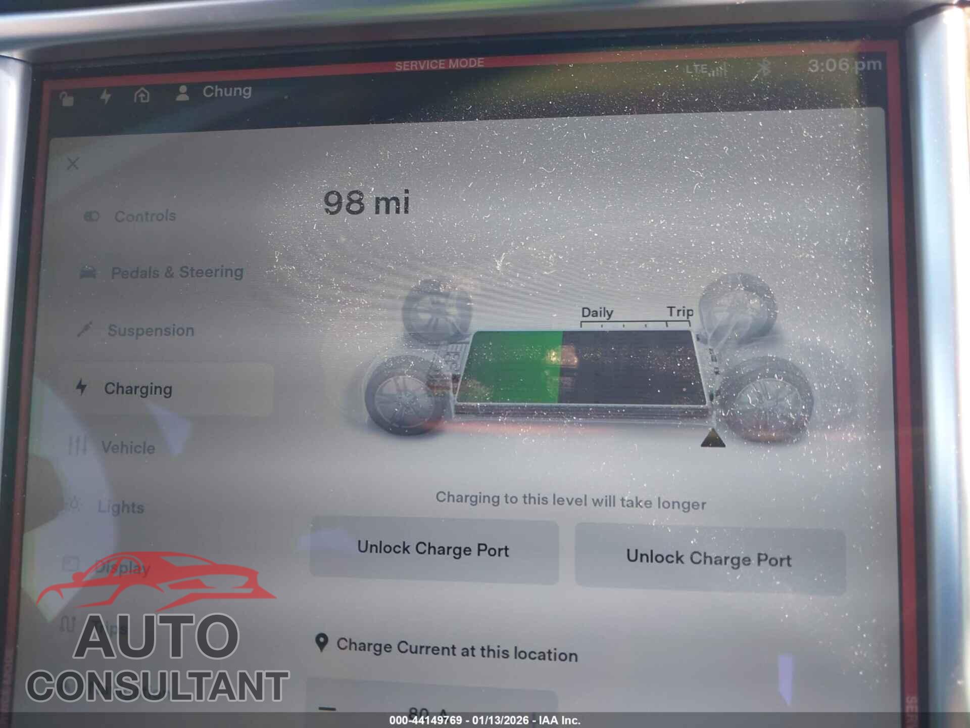 TESLA MODEL S 2013 - 5YJSA1DN8DFP04438