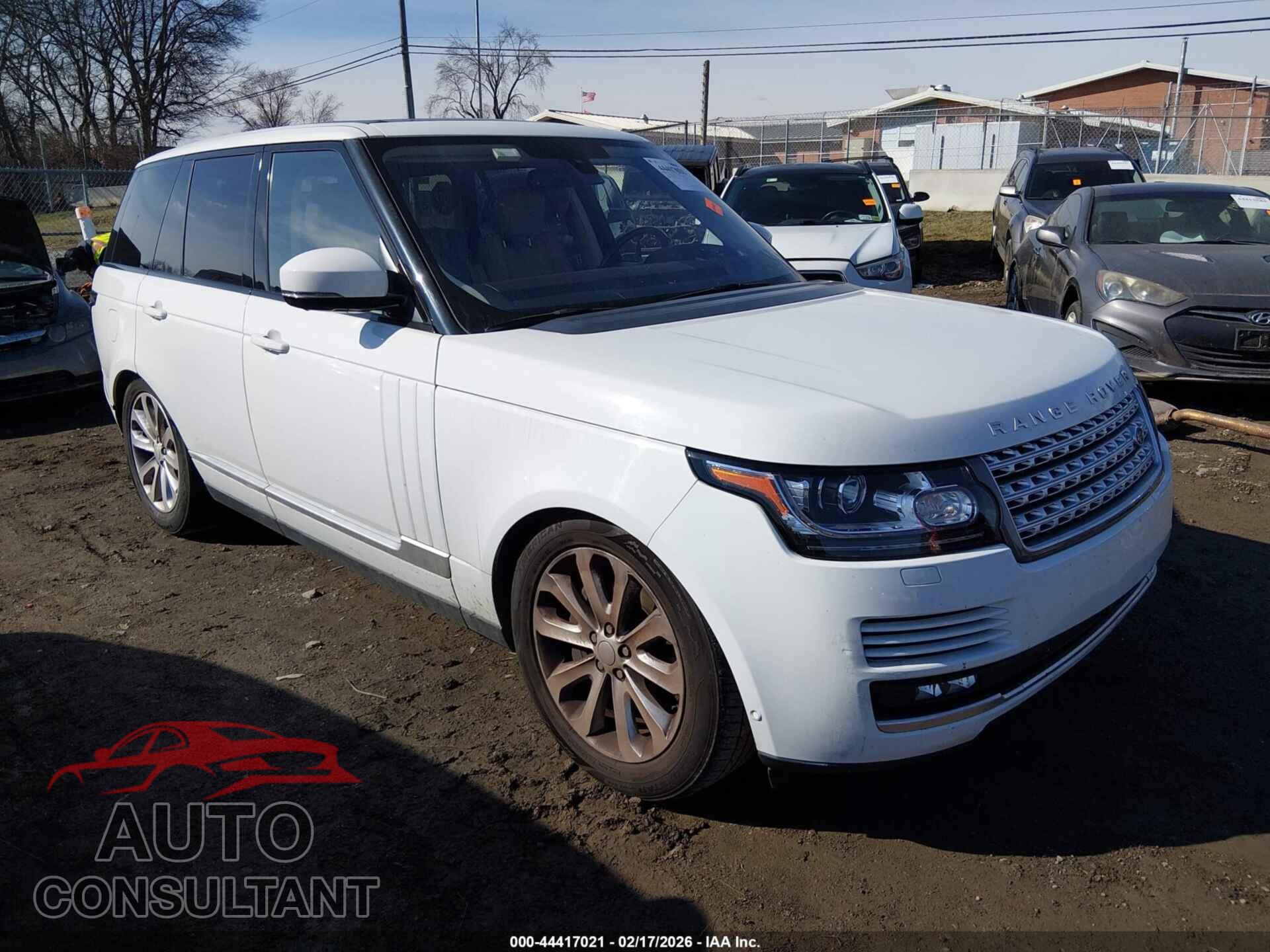 LAND ROVER RANGE ROVER 2016 - SALGS2VF0GA278962