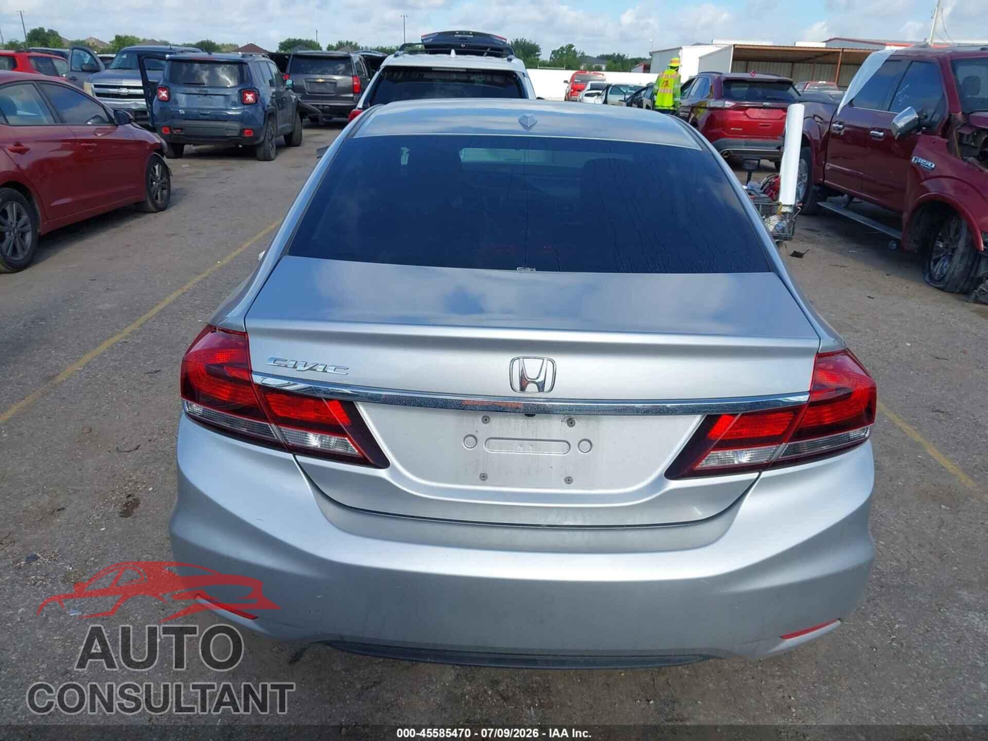 HONDA CIVIC 2013 - 19XFB2F94DE064920