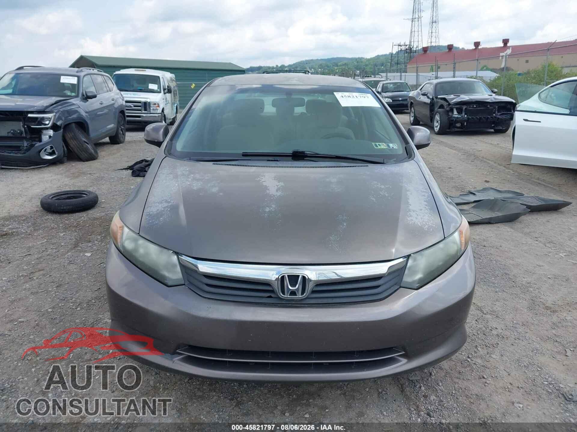 HONDA CIVIC 2012 - 2HGFB2F56CH578575