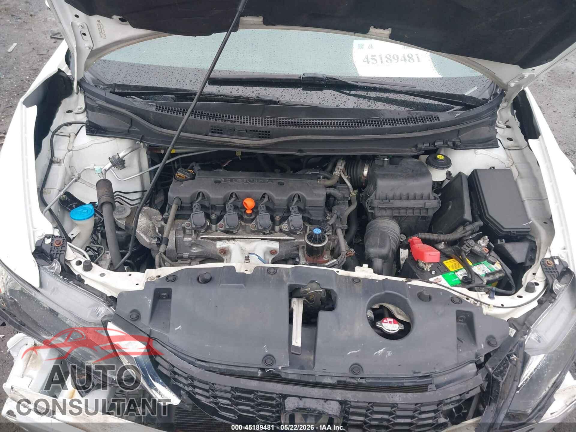 HONDA CIVIC 2013 - 19XFB2F94DE258881