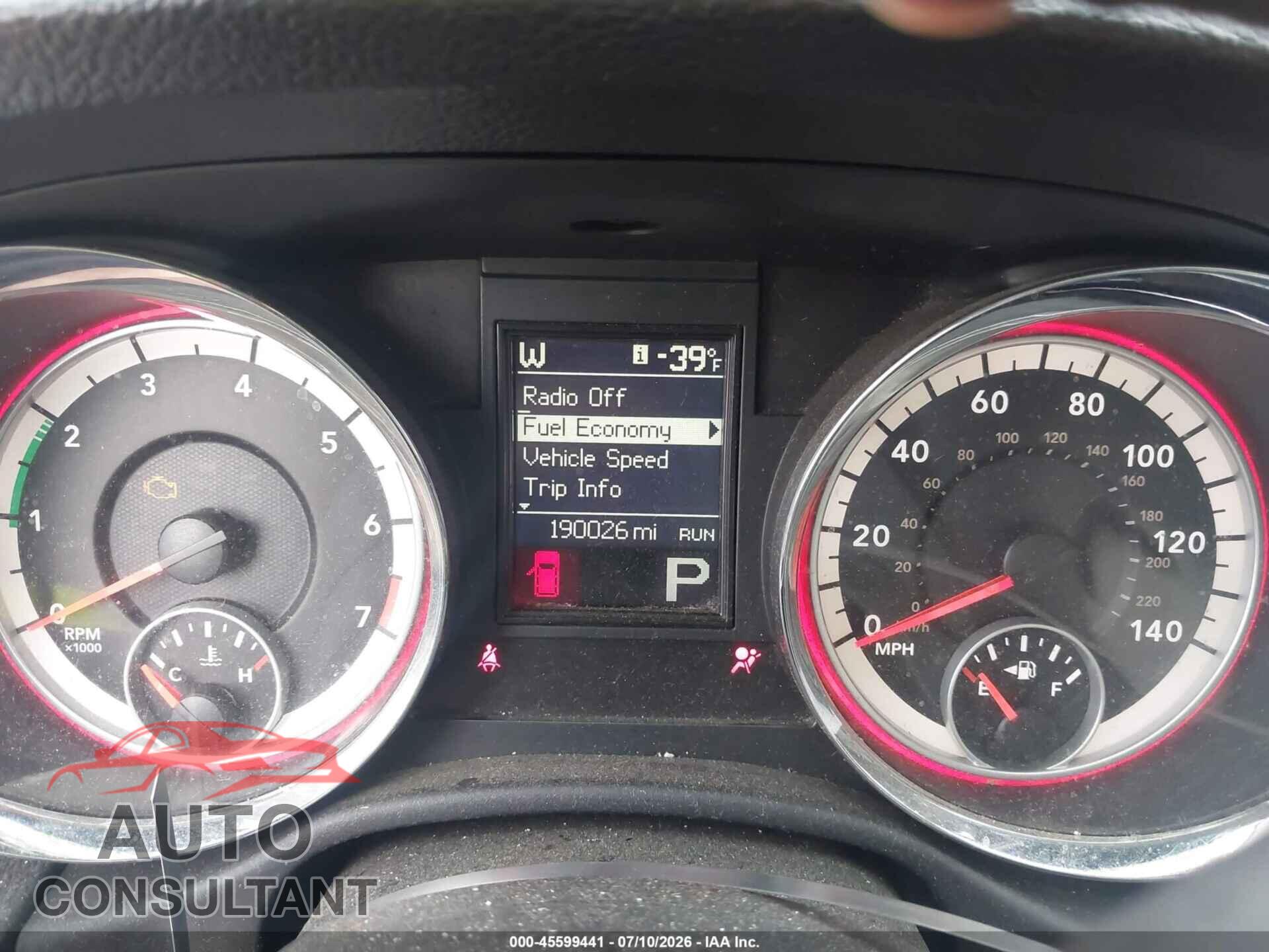 DODGE DURANGO 2013 - 1C4RDJAG6DC687356