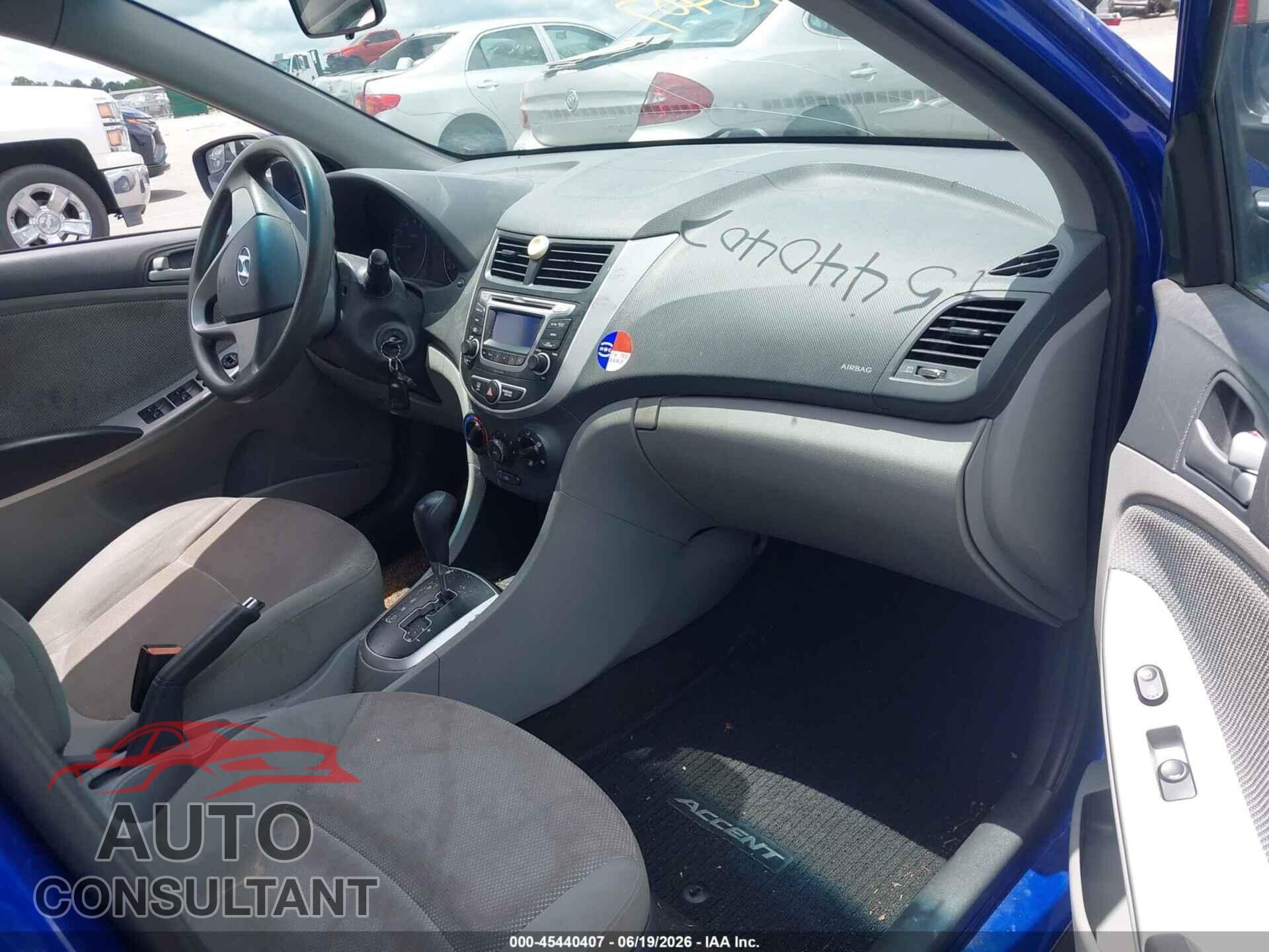HYUNDAI ACCENT 2014 - KMHCT4AE1EU733675