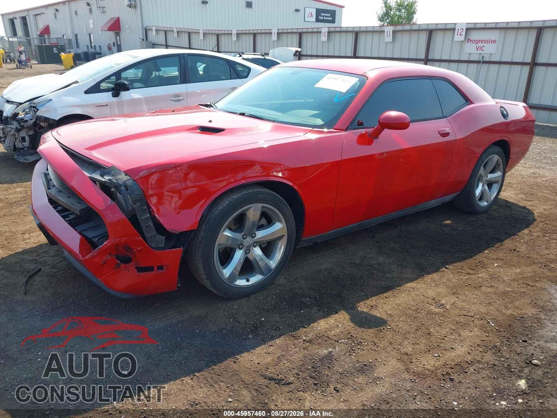 DODGE CHALLENGER 2012 - 2C3CDYAG7CH142748