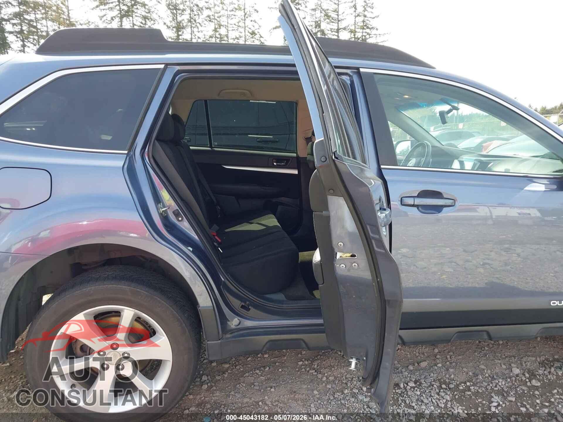 SUBARU OUTBACK 2014 - 4S4BRBCC2E3319689