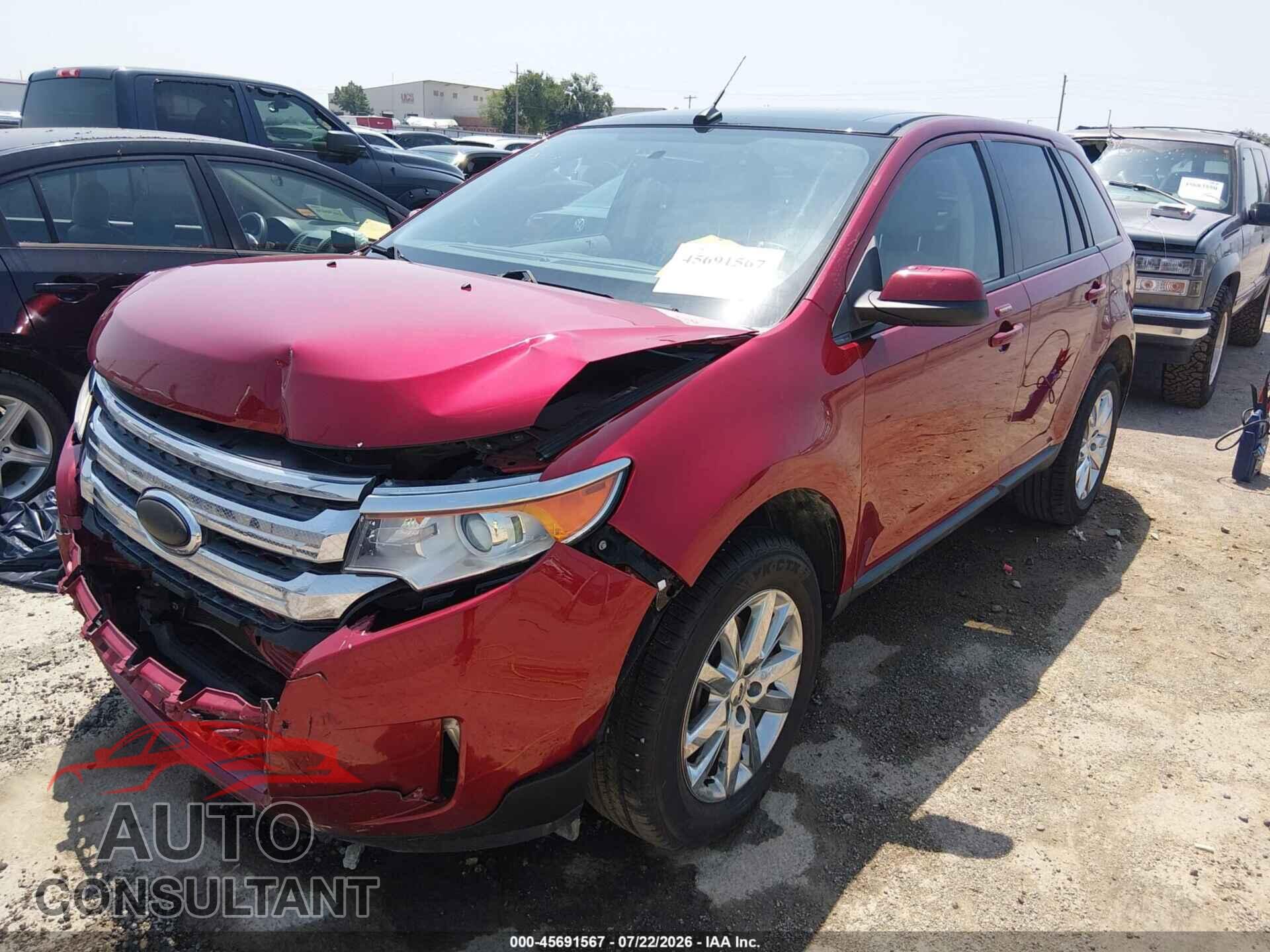 FORD EDGE 2013 - 2FMDK3JC4DBE11617