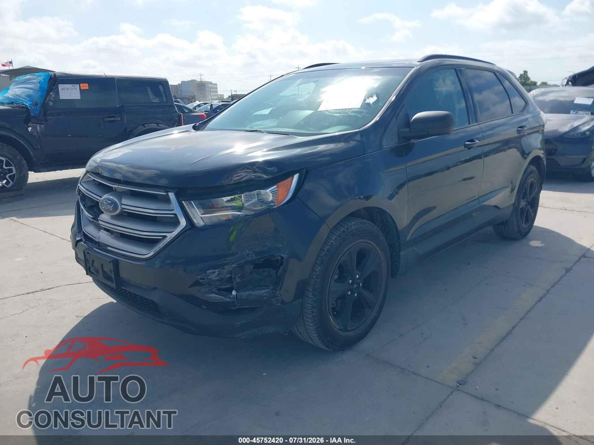 FORD EDGE 2015 - 2FMTK3G95FBC26230