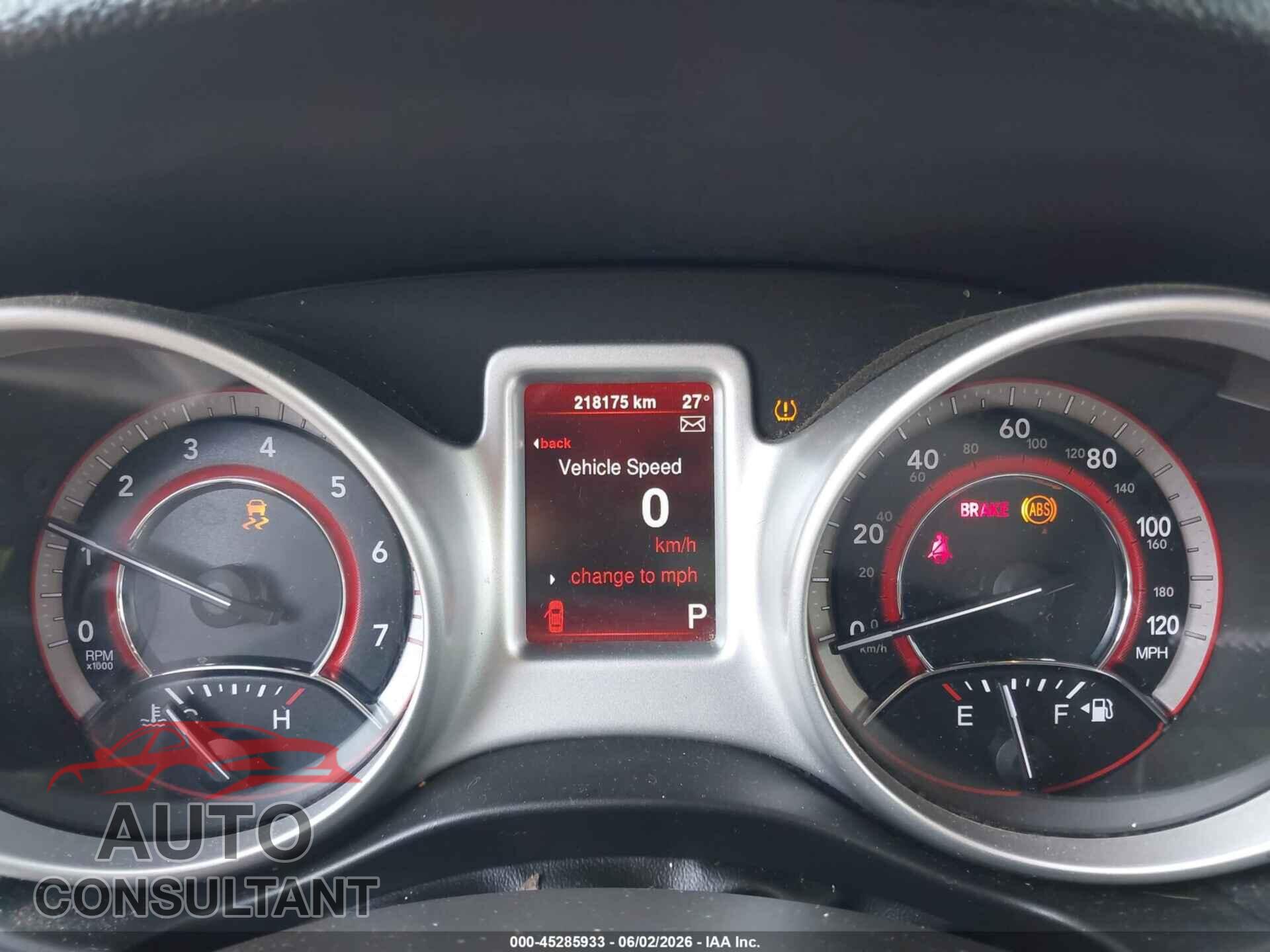 DODGE JOURNEY 2016 - 3C4PDCBB6GT217603