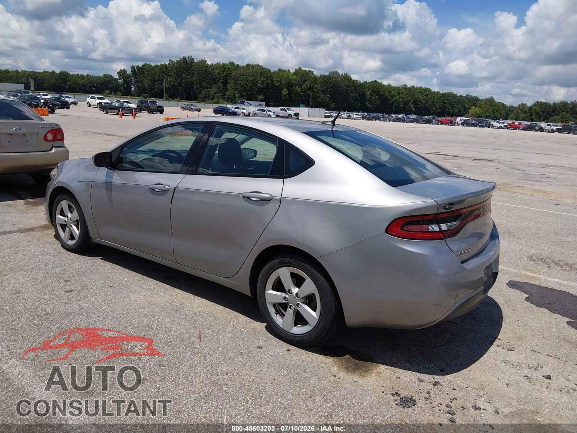 DODGE DART 2015 - 1C3CDFBB3FD186786