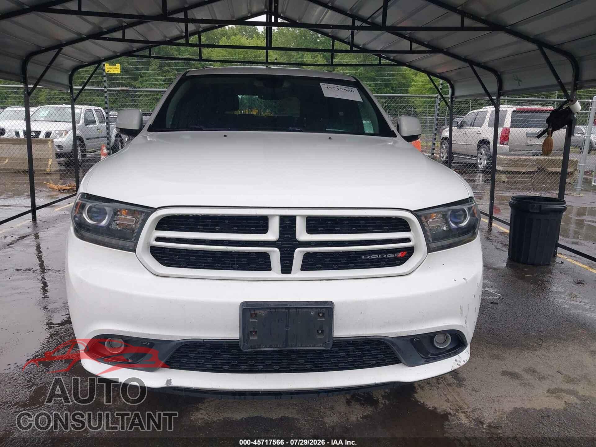 DODGE DURANGO 2017 - 1C4RDJDGXHC820976