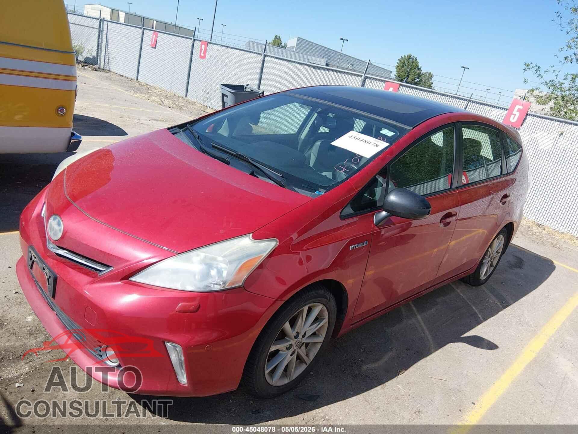 TOYOTA PRIUS V 2012 - JTDZN3EU5C3025582