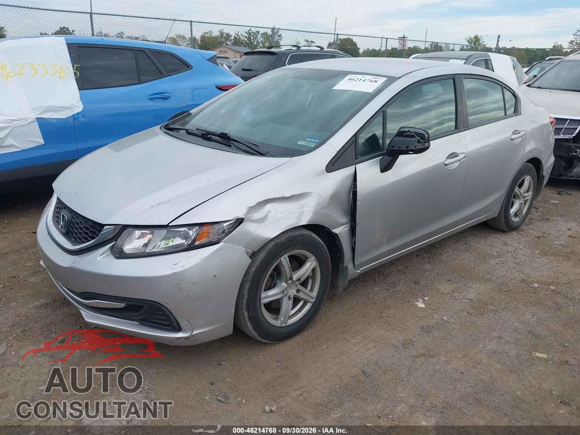 HONDA CIVIC 2013 - 19XFB2F57DE045792