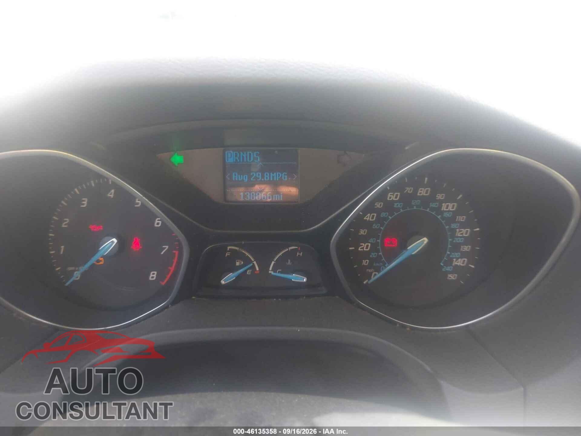 FORD FOCUS 2012 - 1FAHP3F21CL249599