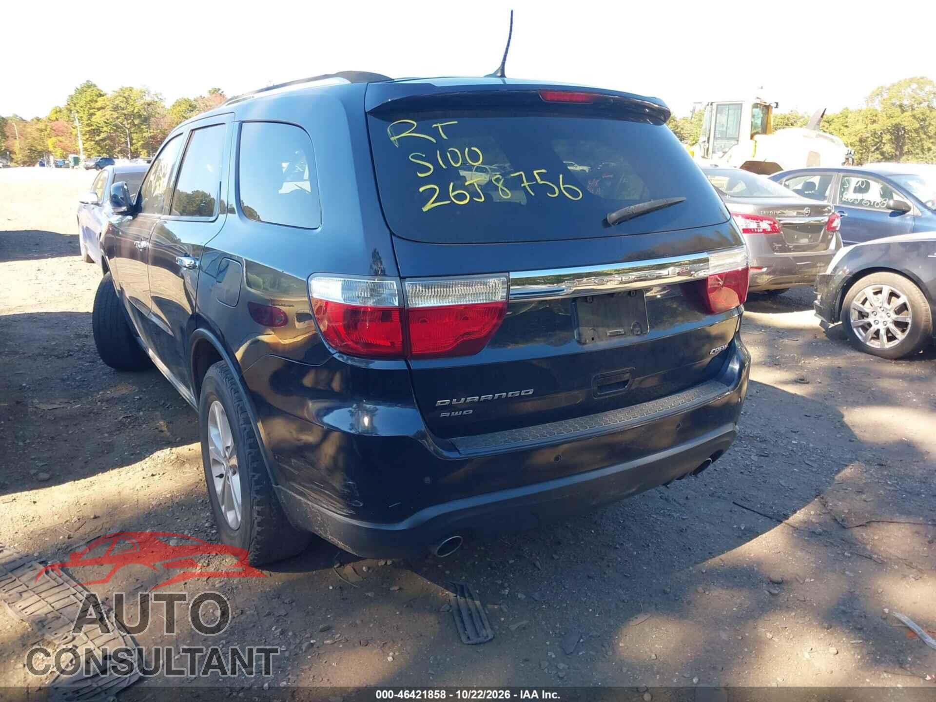 DODGE DURANGO 2013 - 1C4SDJDT8DC684792