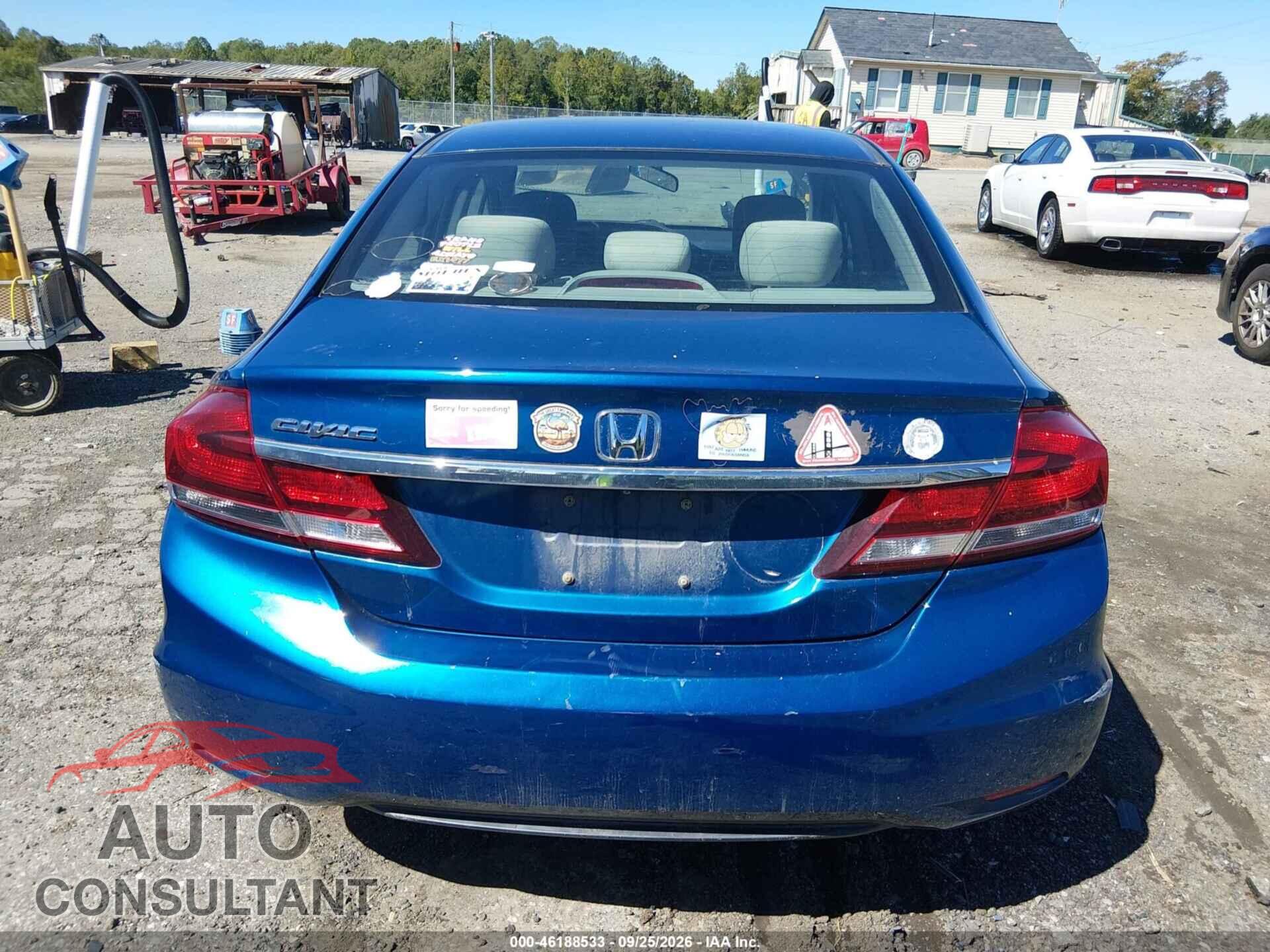 HONDA CIVIC 2013 - 2HGFB2F54DH577331