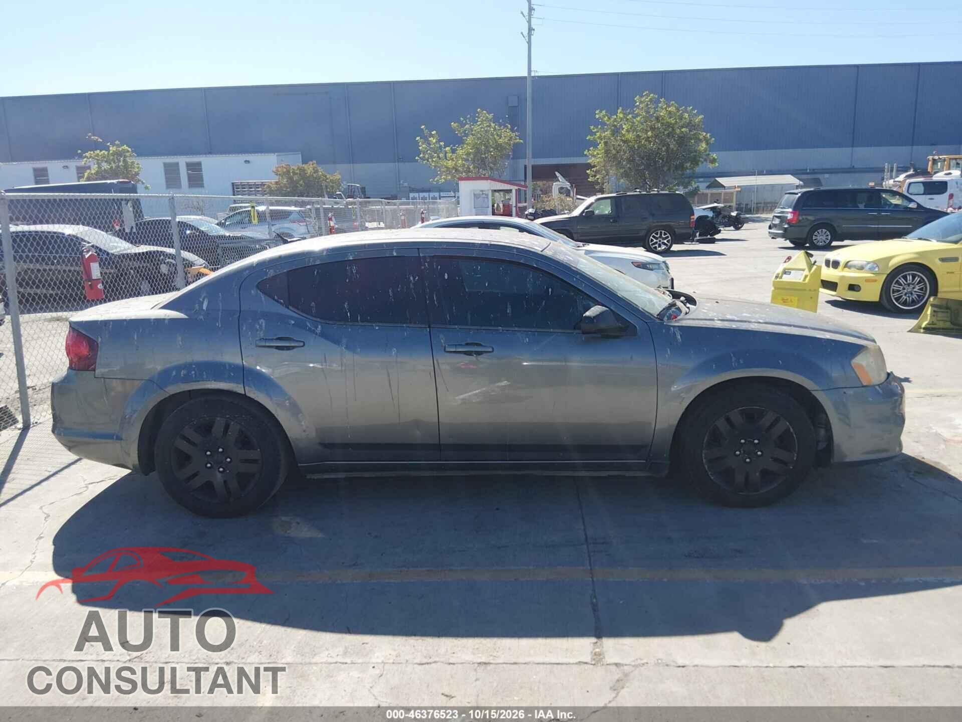 DODGE AVENGER 2013 - 1C3CDZAG5DN710123