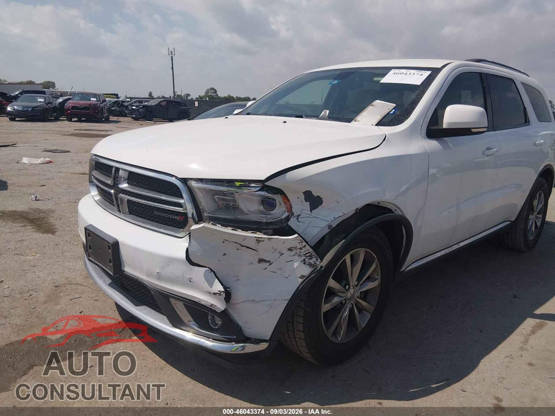 DODGE DURANGO 2015 - 1C4RDHDG5FC244252