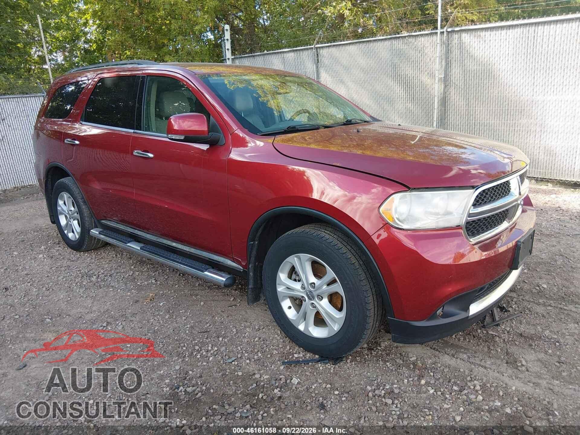 DODGE DURANGO 2013 - 1C4RDJDG1DC604802