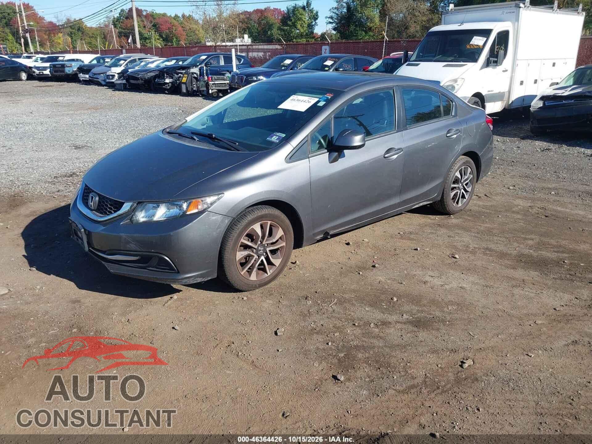 HONDA CIVIC 2013 - 19XFB2F8XDE288166