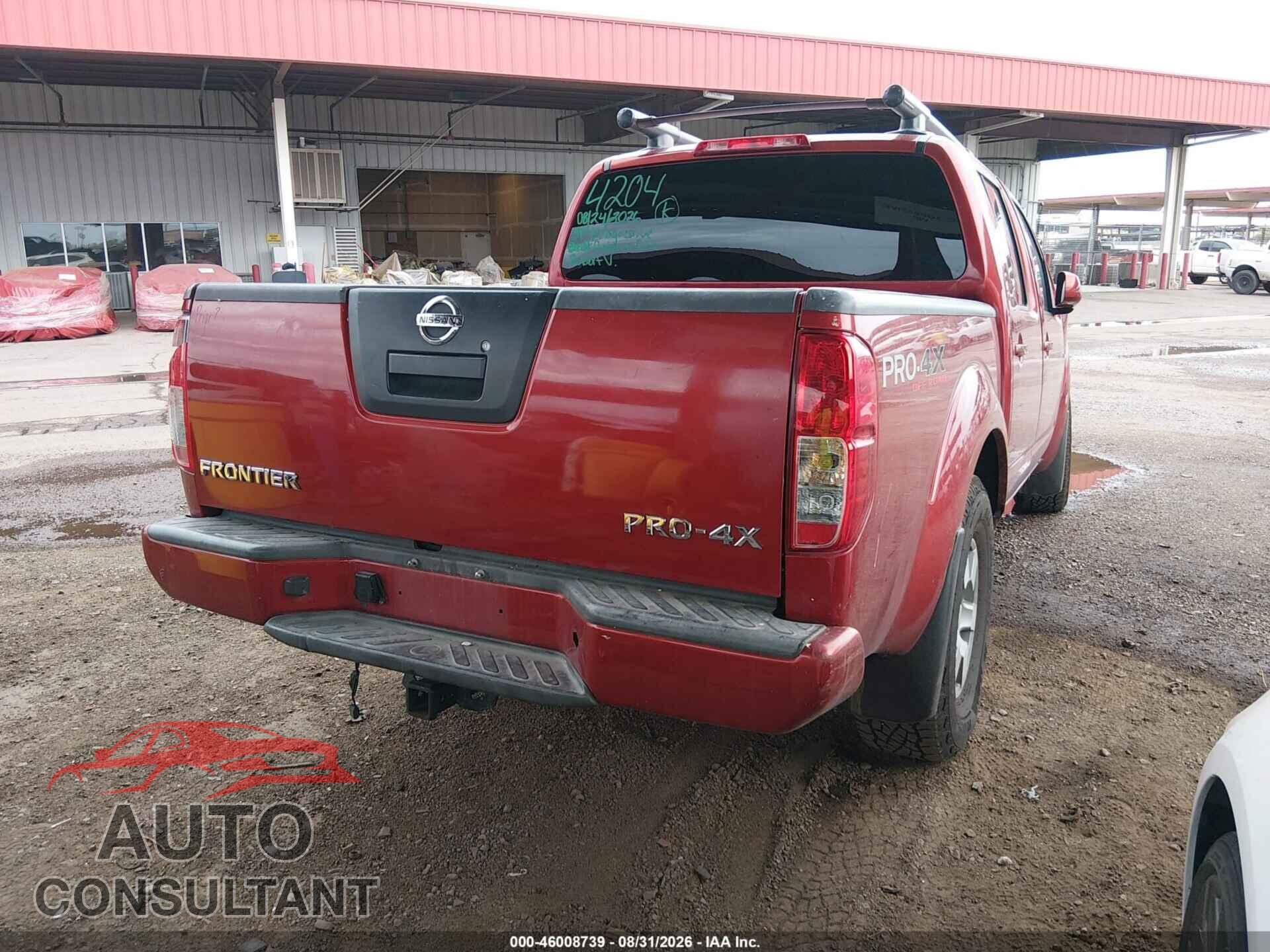 NISSAN FRONTIER 2012 - 1N6AD0EV8CC466434