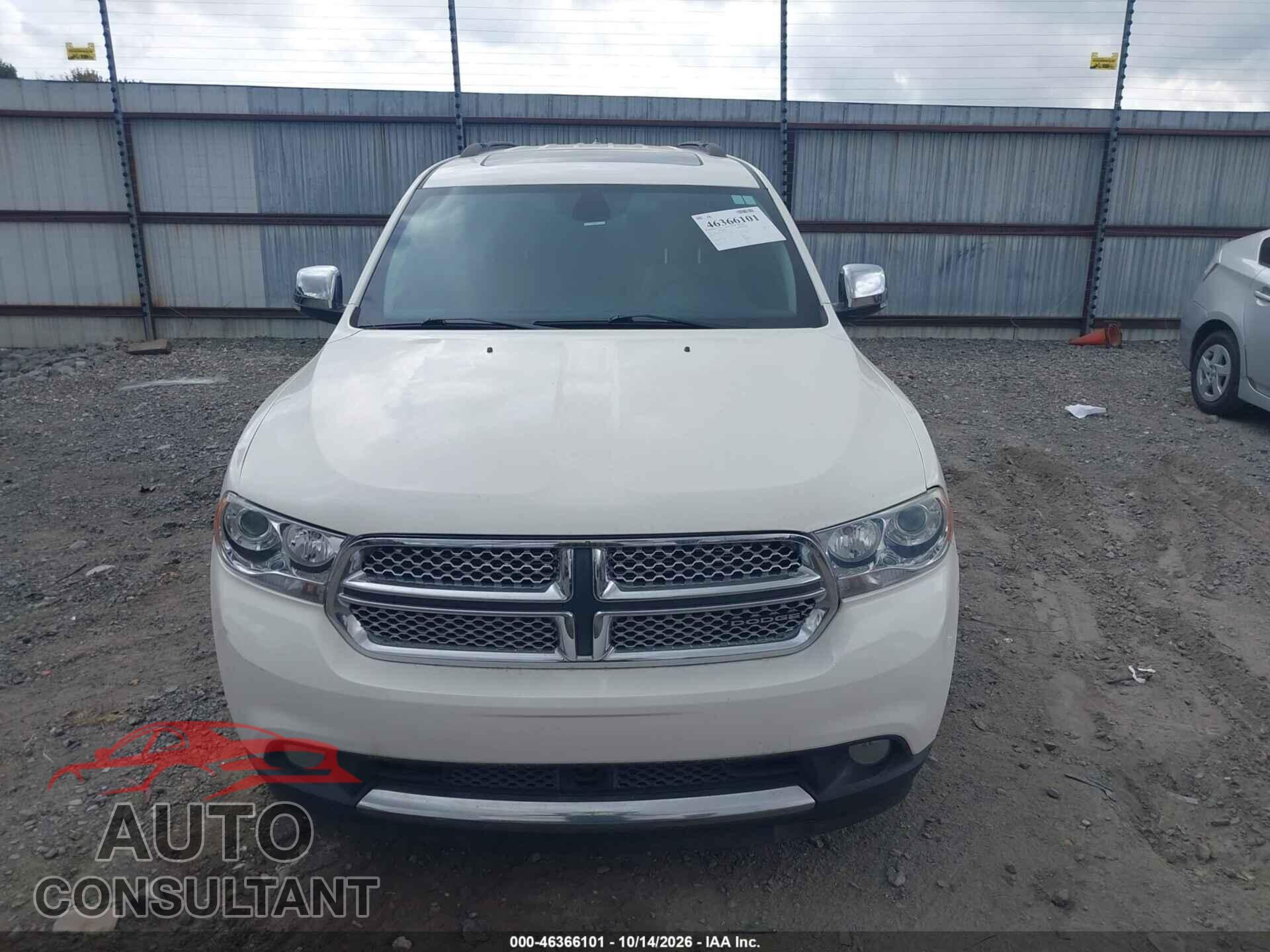 DODGE DURANGO 2011 - 1D4RD5GG7BC613619