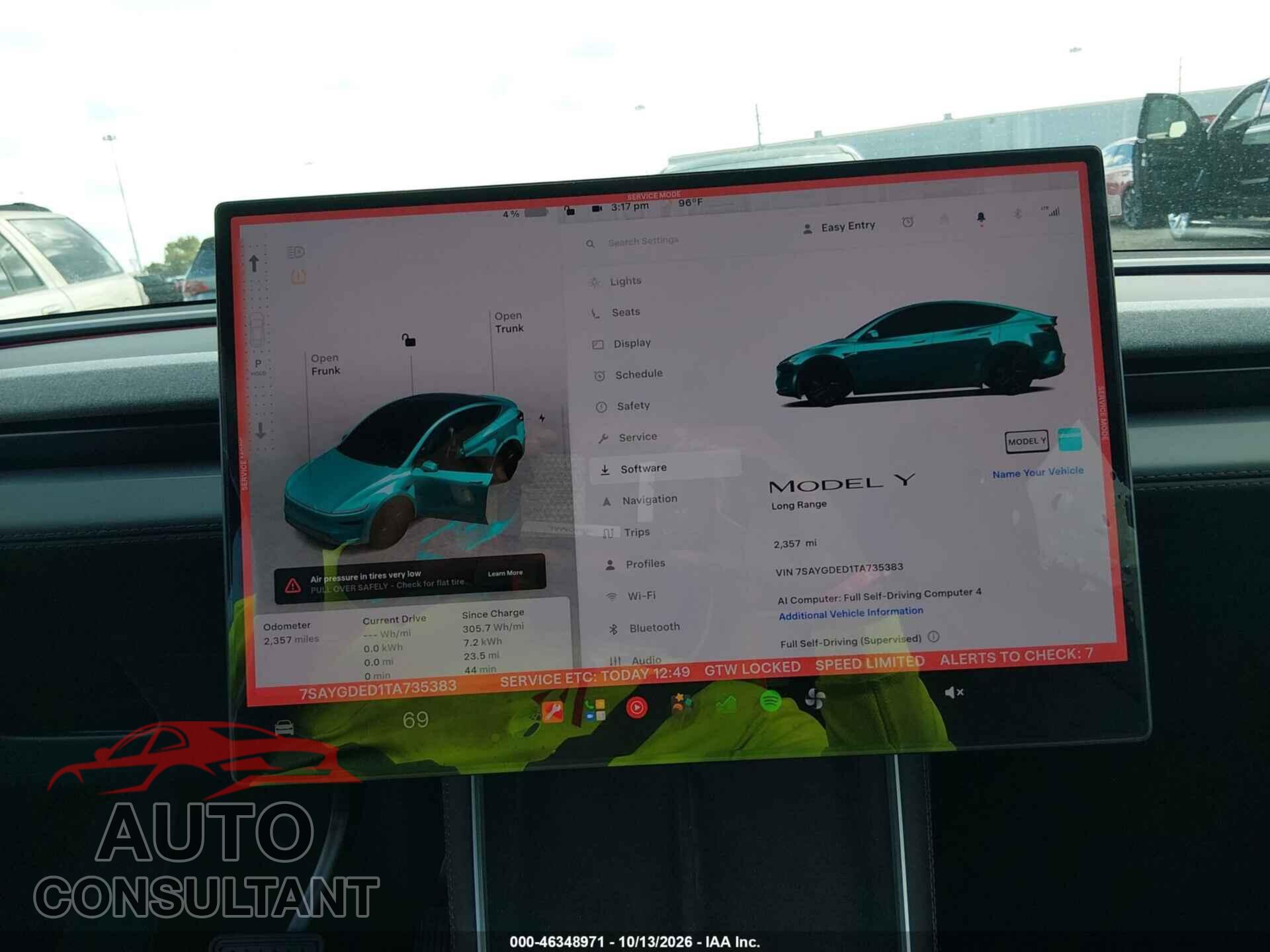 TESLA MODEL Y 2026 - 7SAYGDED1TA735383