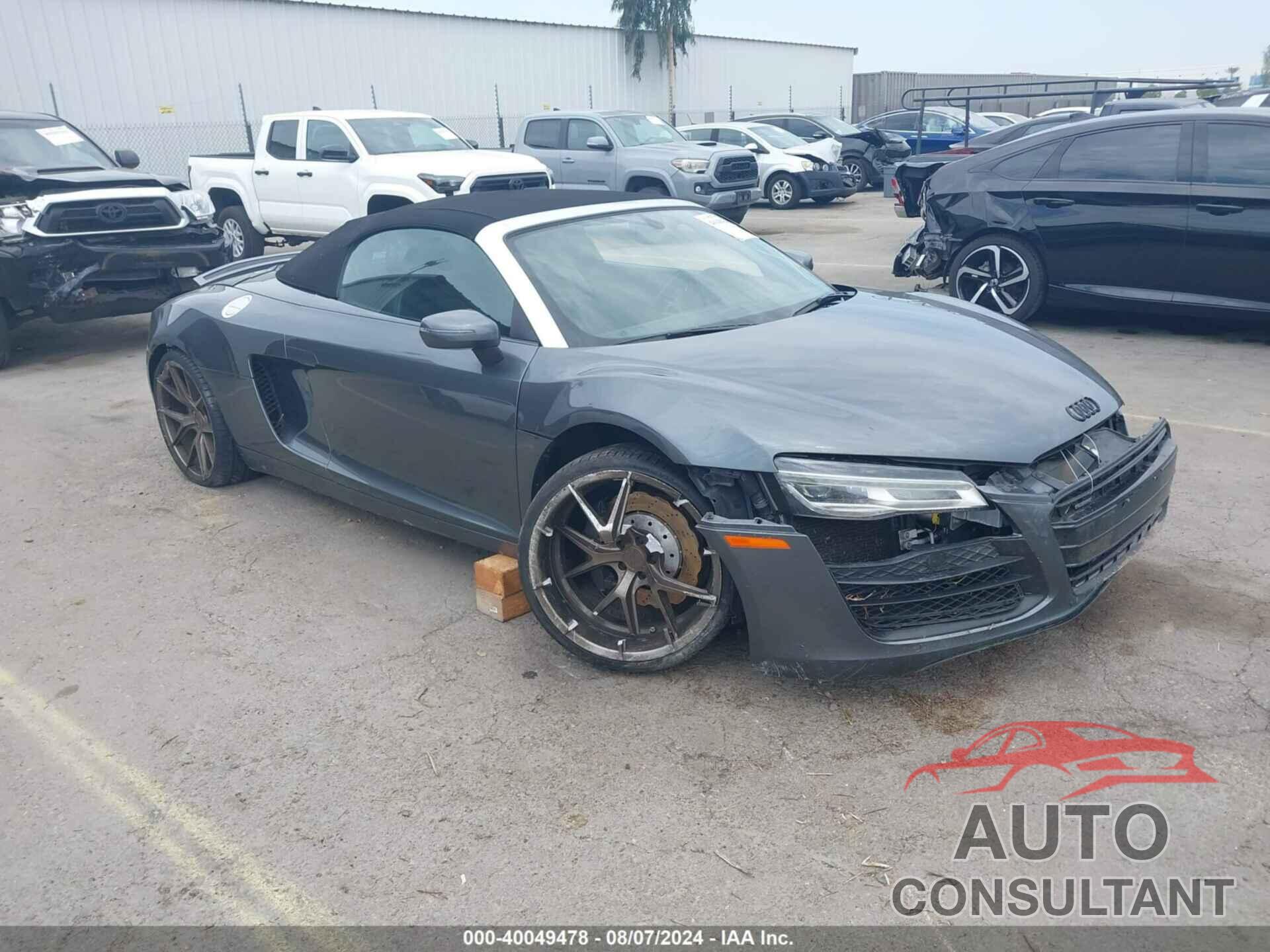 AUDI R8 2014 - WUASUAFG6EN000945