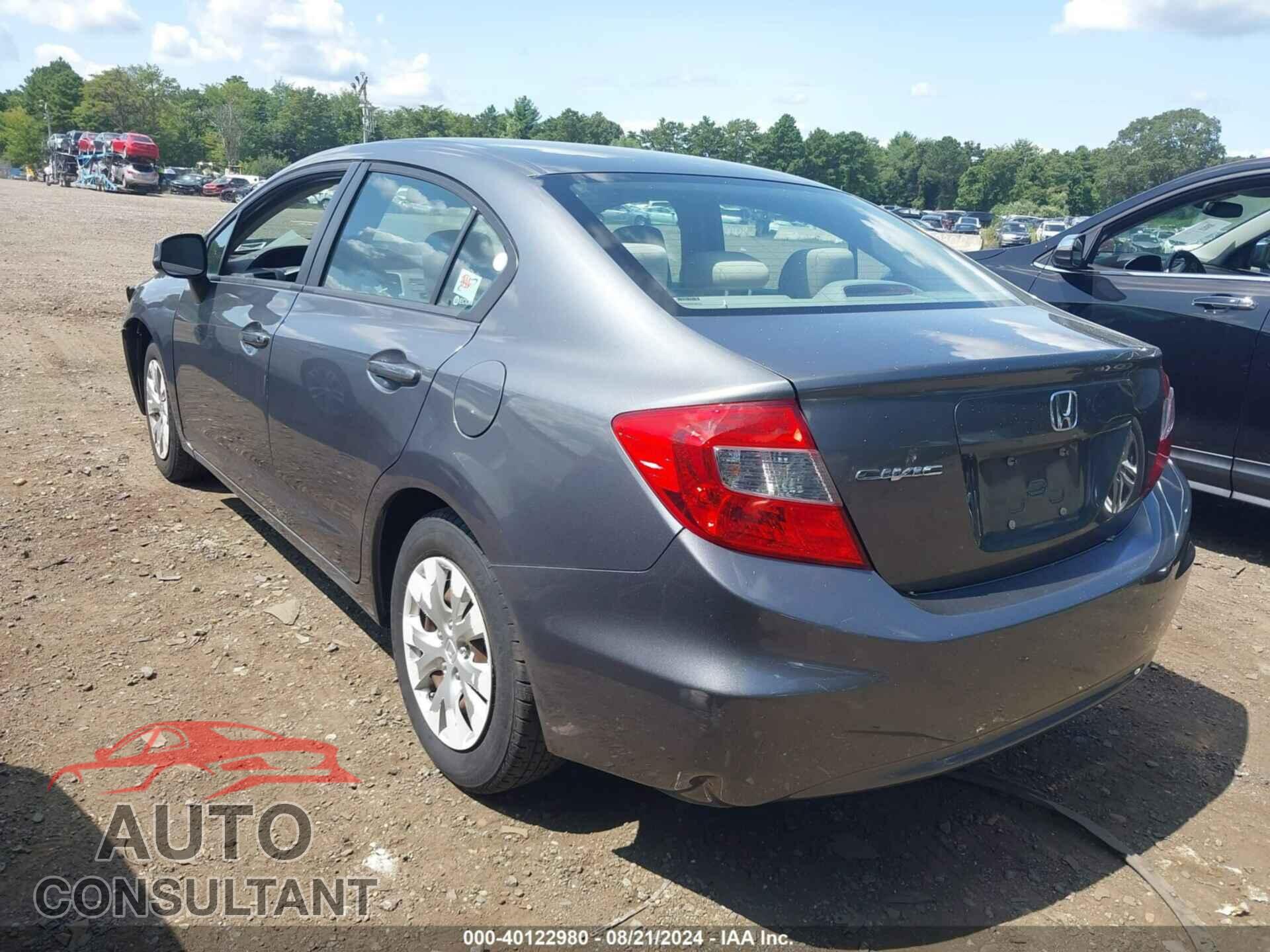 HONDA CIVIC 2012 - 19XFB2F5XCE383959