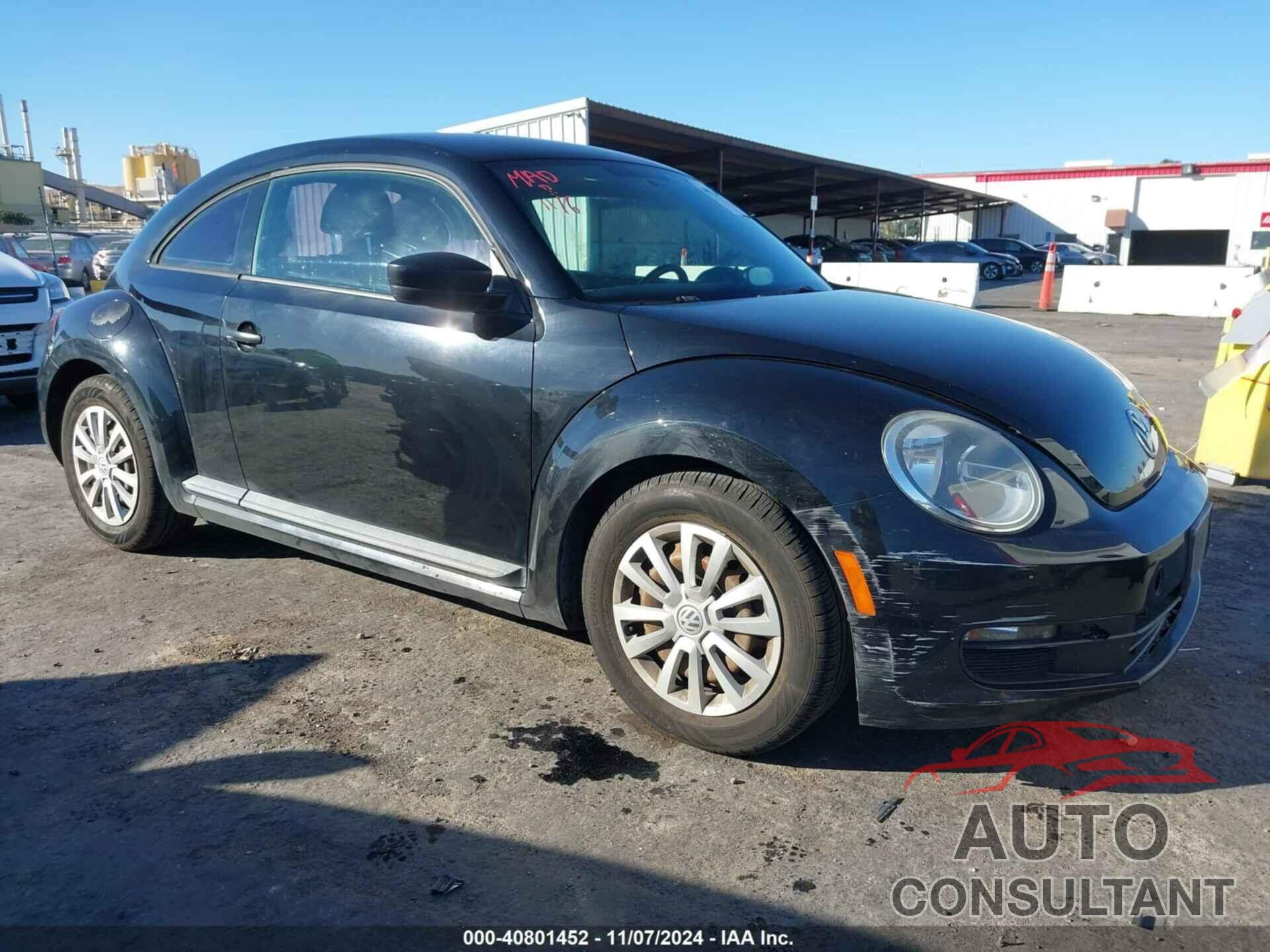 VOLKSWAGEN BEETLE 2012 - 3VWFP7AT0CM638111