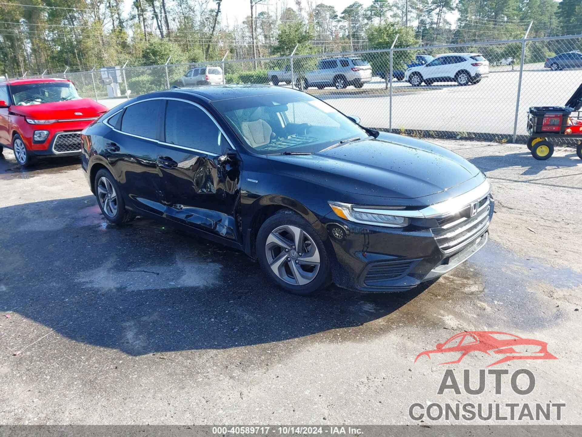 HONDA INSIGHT 2019 - 19XZE4F54KE031765
