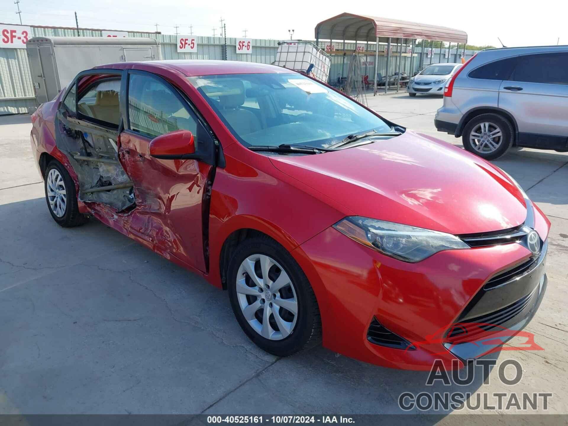 TOYOTA COROLLA 2017 - 2T1BURHE5HC886321