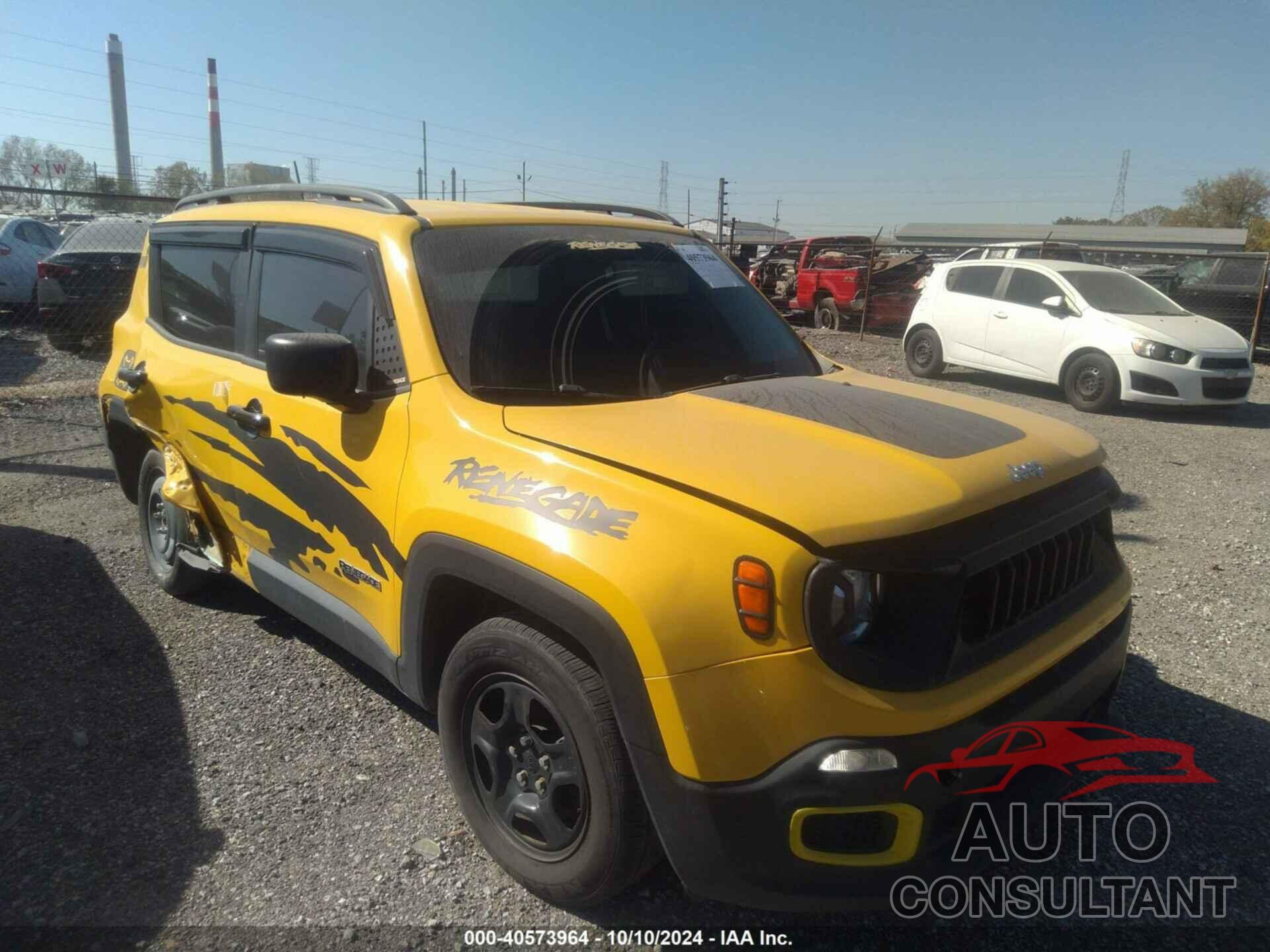 JEEP RENEGADE 2017 - ZACCJAAB7HPE75554