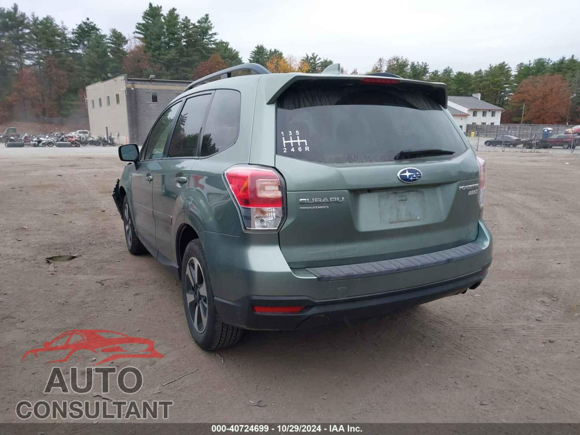SUBARU FORESTER 2017 - JF2SJAEC8HG455343