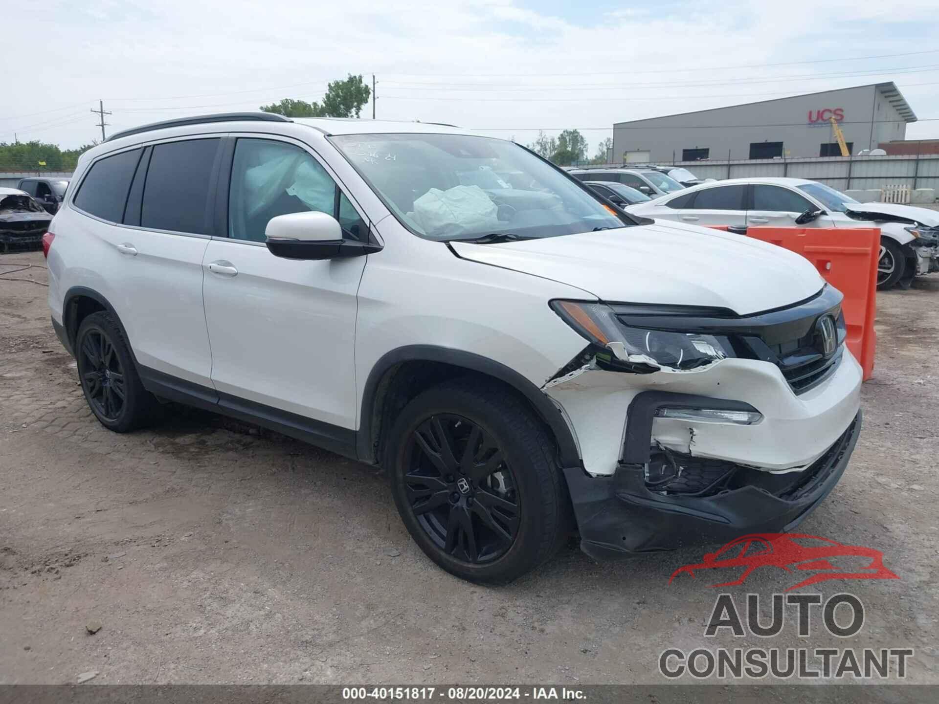 HONDA PILOT 2021 - 5FNYF6H28MB015573