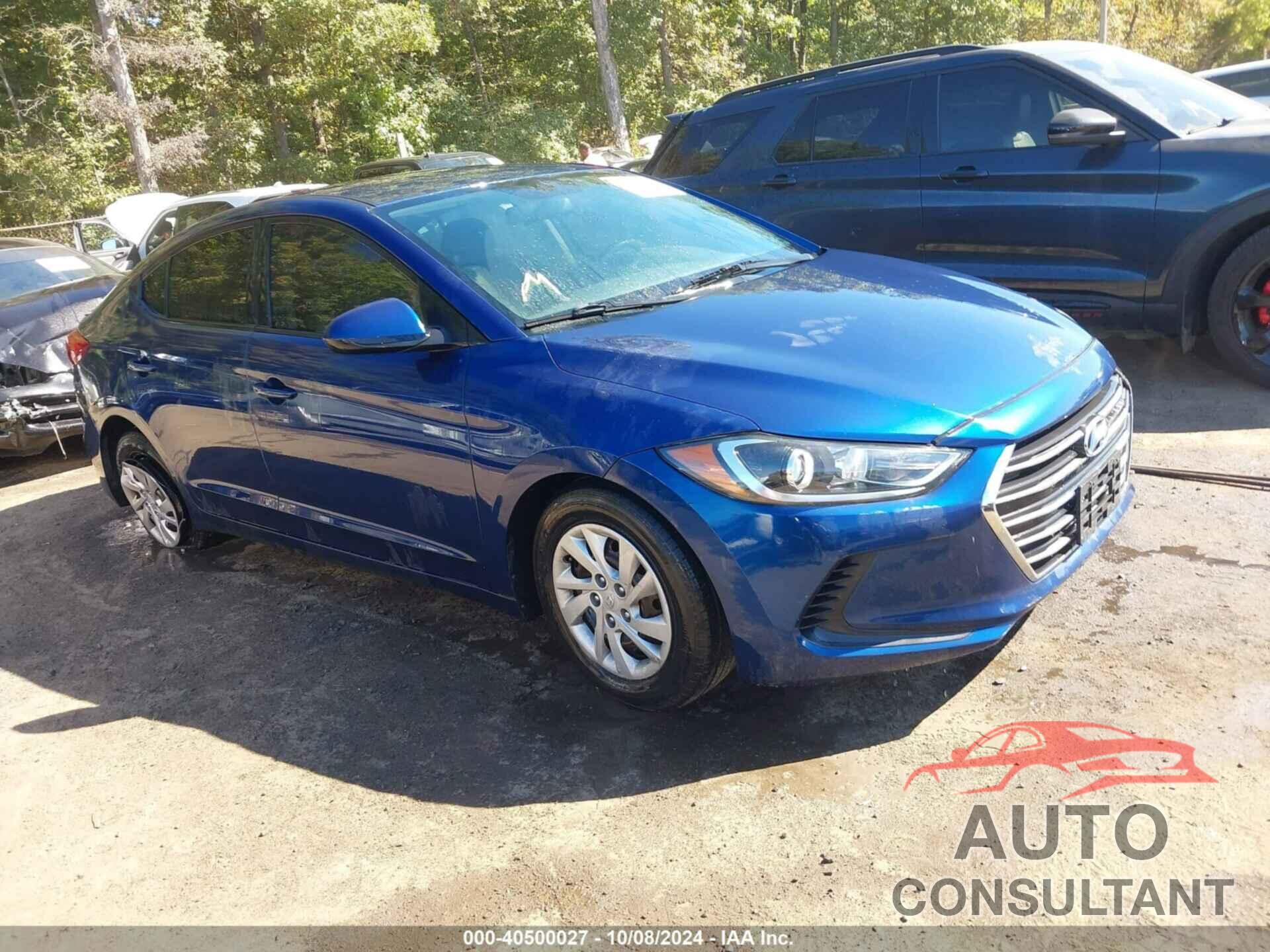 HYUNDAI ELANTRA 2017 - 5NPD74LFXHH138485