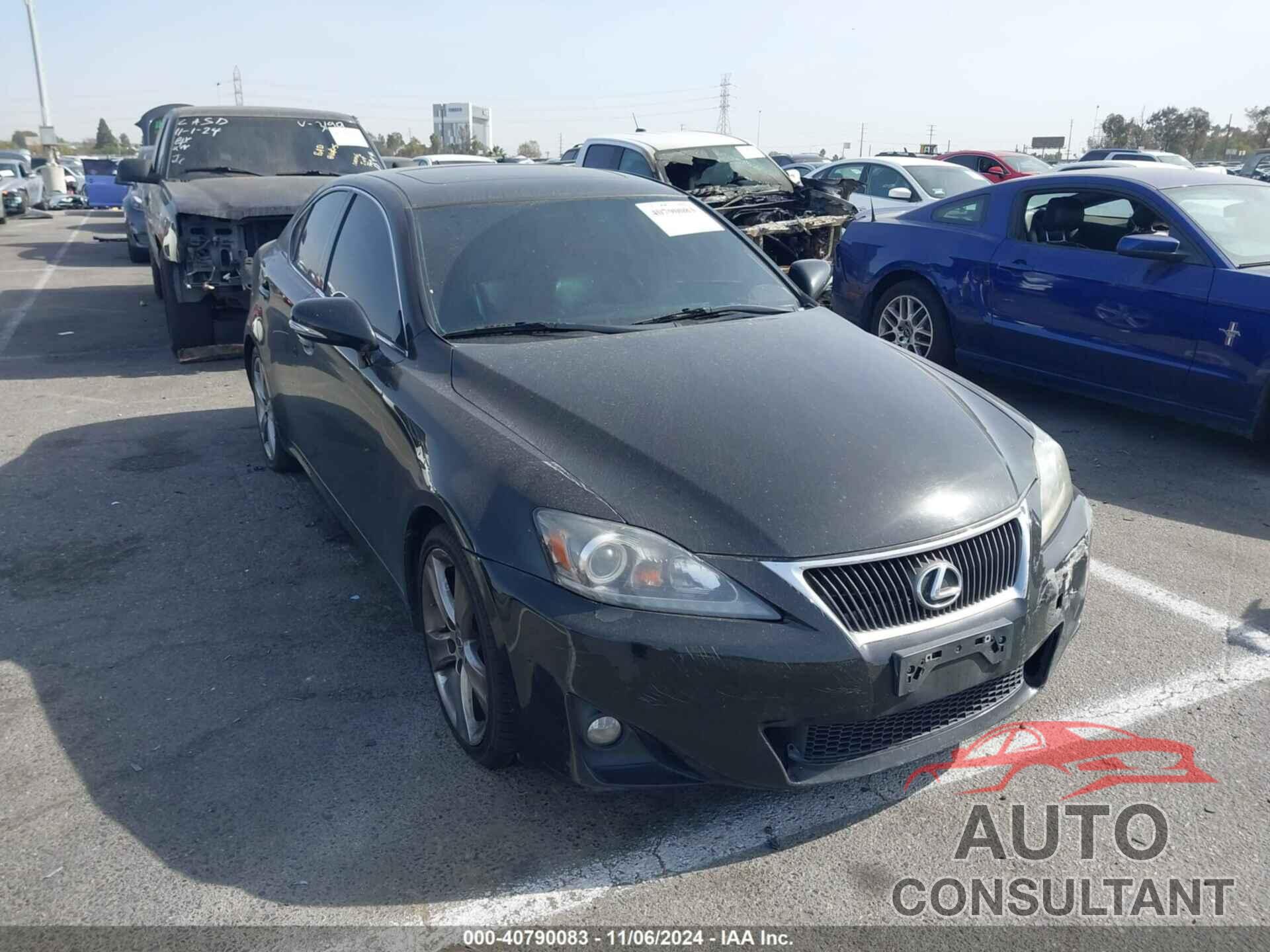 LEXUS IS 250 2012 - JTHBF5C22C5177074