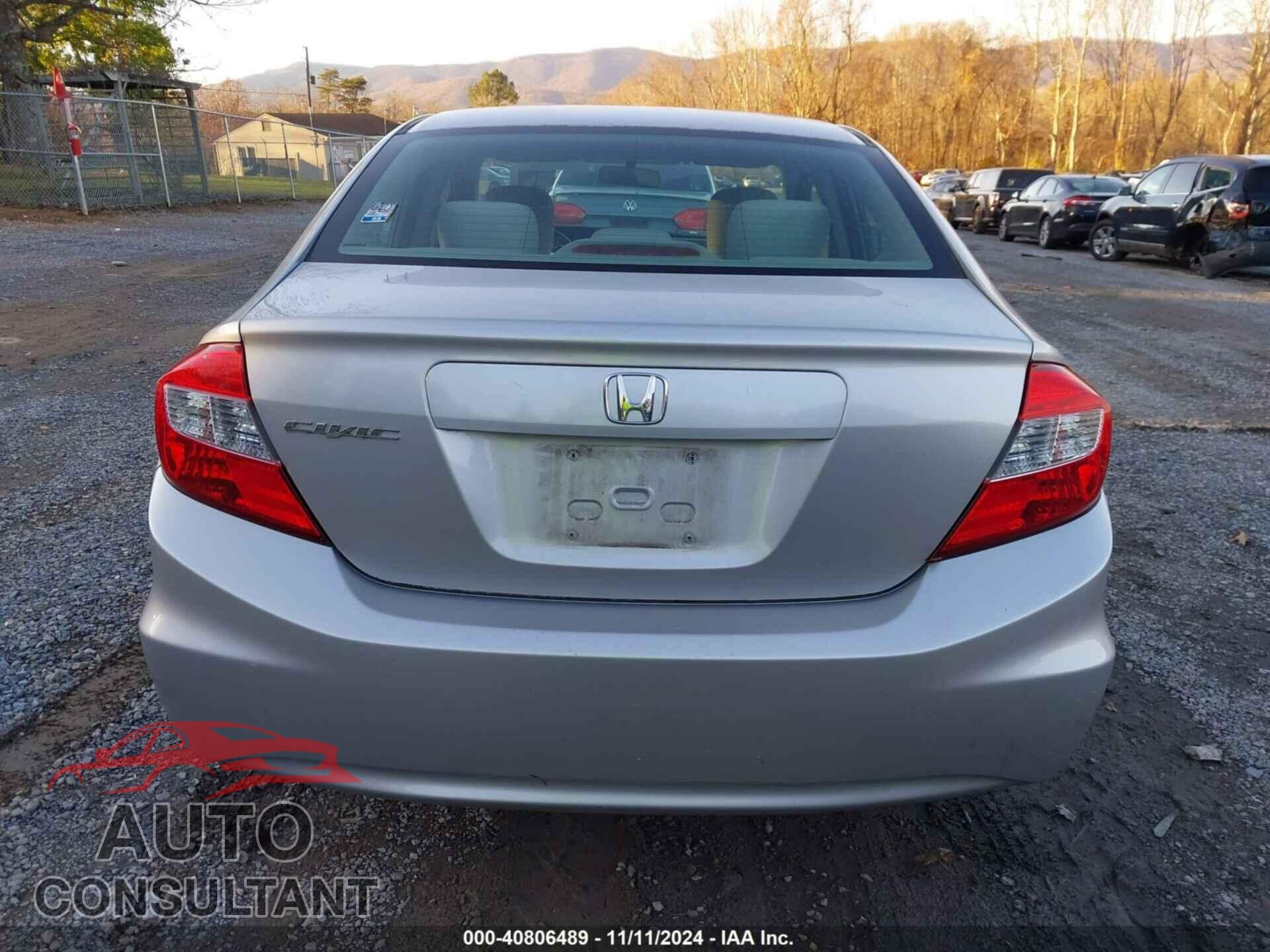HONDA CIVIC 2012 - 19XFB2F55CE009484