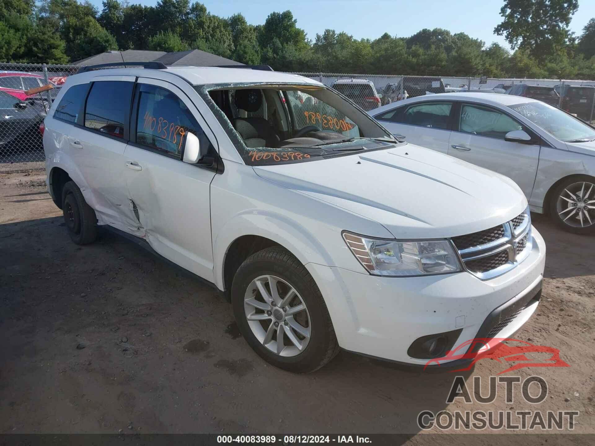 DODGE JOURNEY 2017 - 3C4PDDBG6HT528838