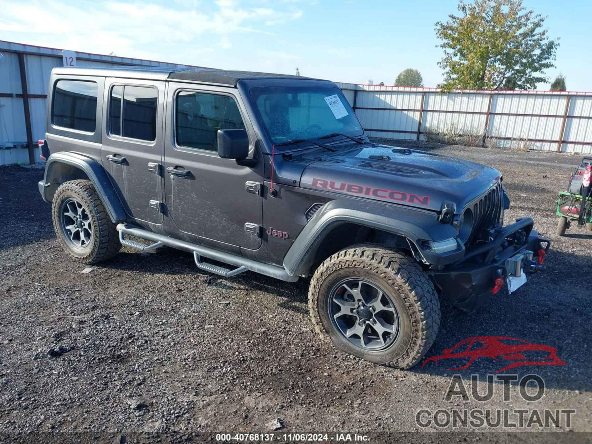 JEEP WRANGLER UNLIMITED 2018 - 1C4HJXFG5JW169894
