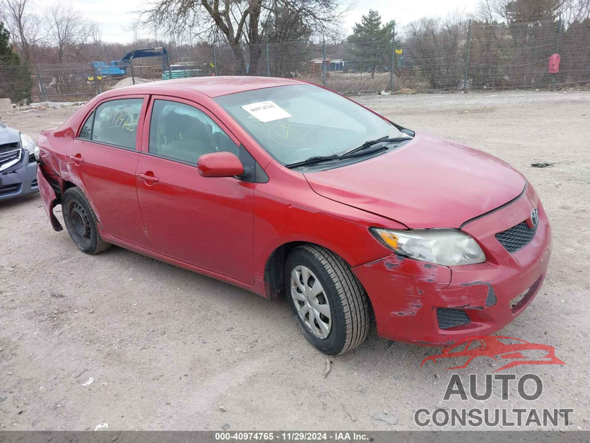 TOYOTA COROLLA 2009 - 1NXBU40E69Z010758