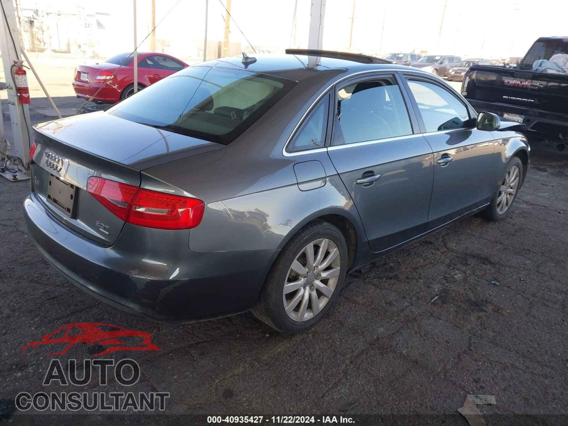 AUDI A4 2013 - WAUBFAFL8DN004138