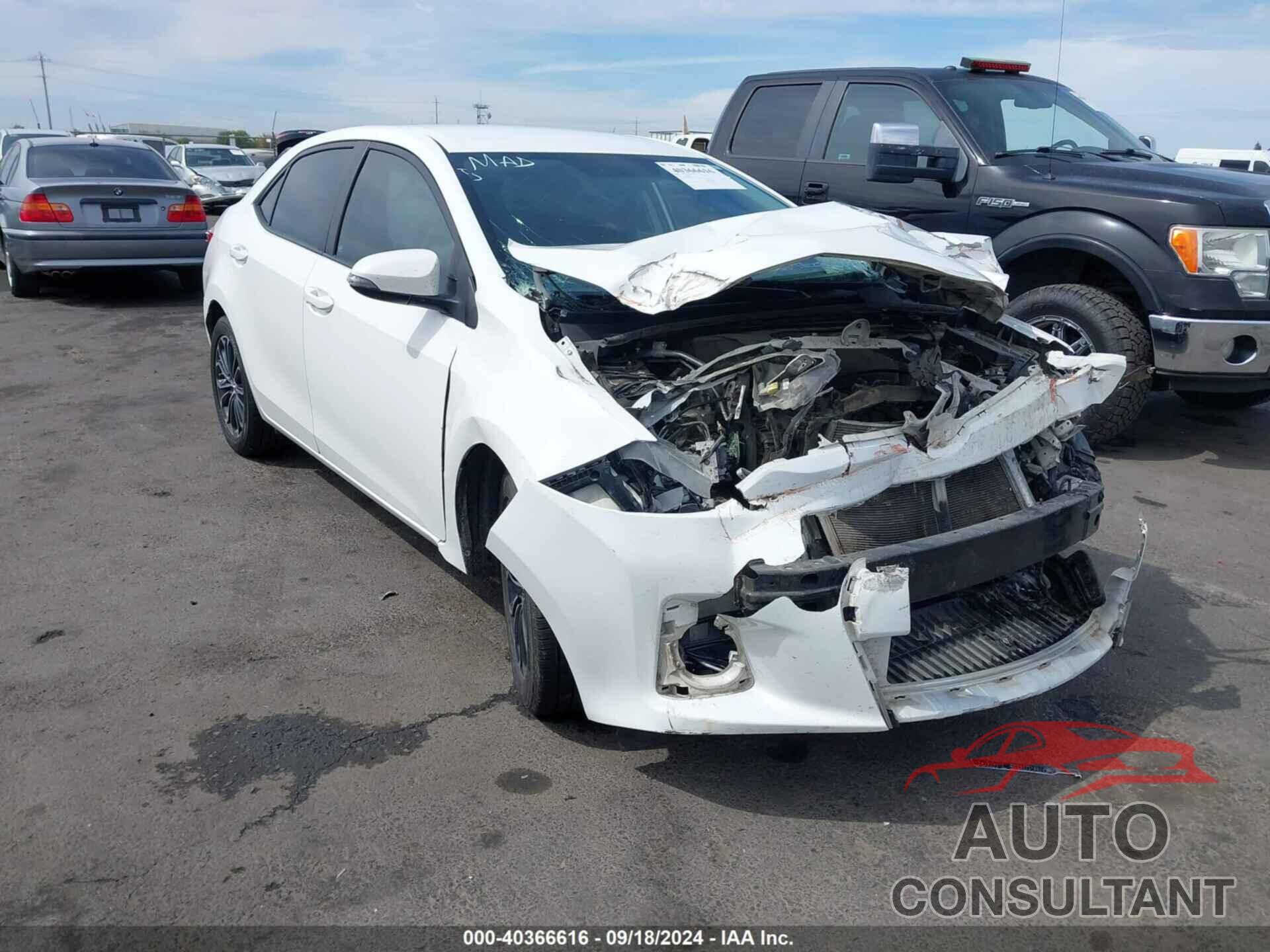 TOYOTA COROLLA 2016 - 5YFBURHE8GP557630