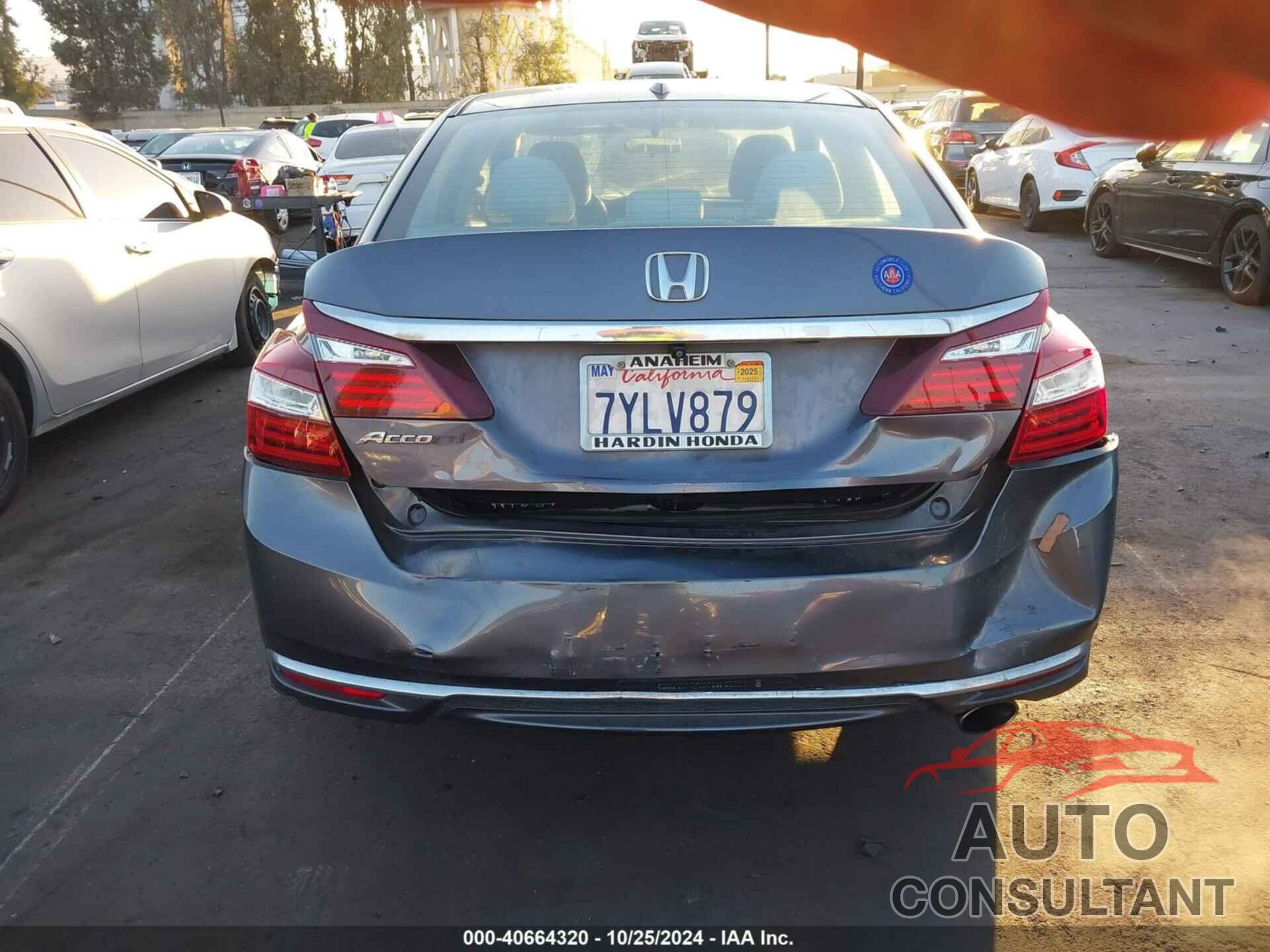 HONDA ACCORD 2017 - 1HGCR2F7XHA179111