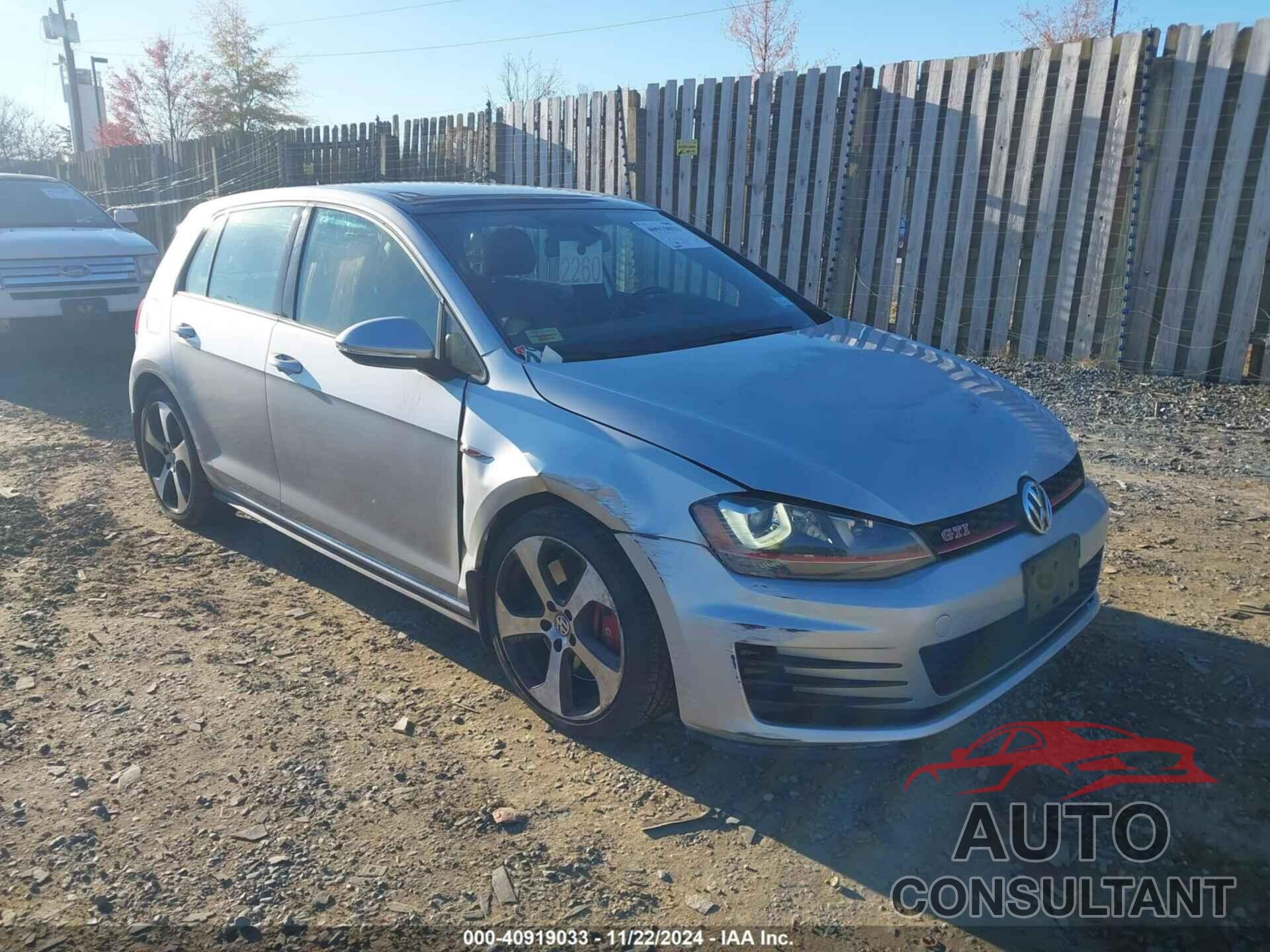 VOLKSWAGEN GOLF GTI 2016 - 3VW447AU6GM020855