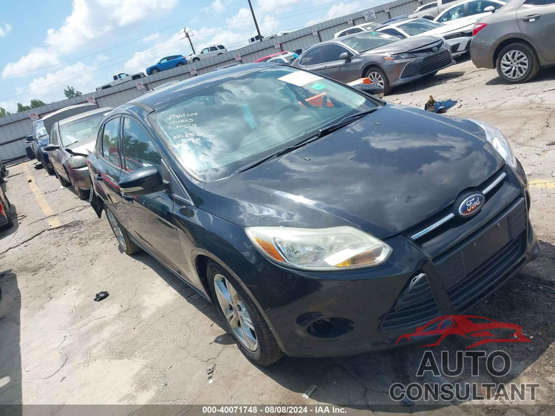 FORD FOCUS 2013 - 1FADP3F21DL301314