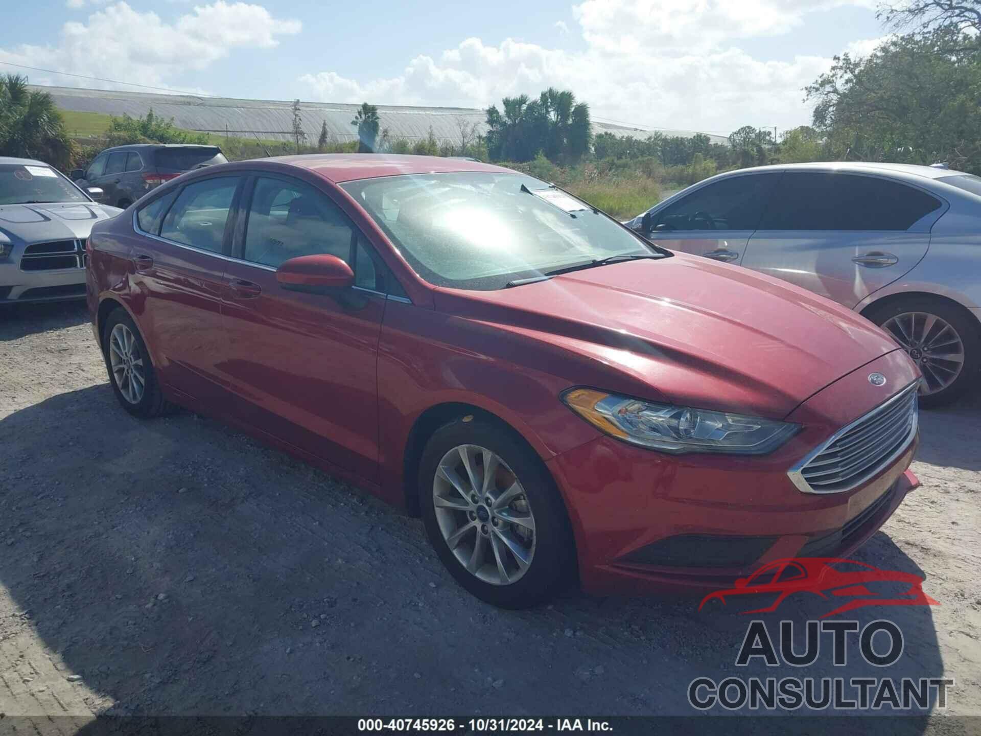 FORD FUSION 2017 - 3FA6P0H73HR320941