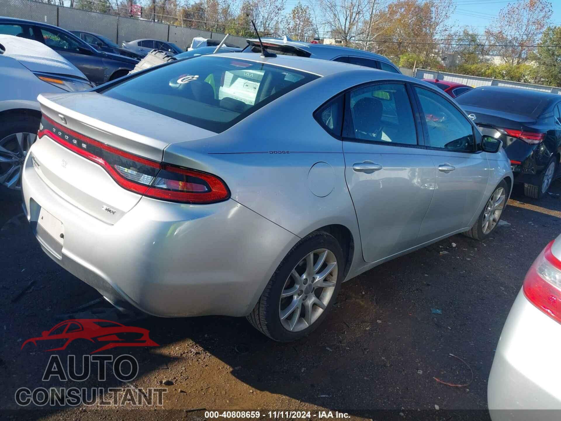 DODGE DART 2013 - 1C3CDFBA2DD308946